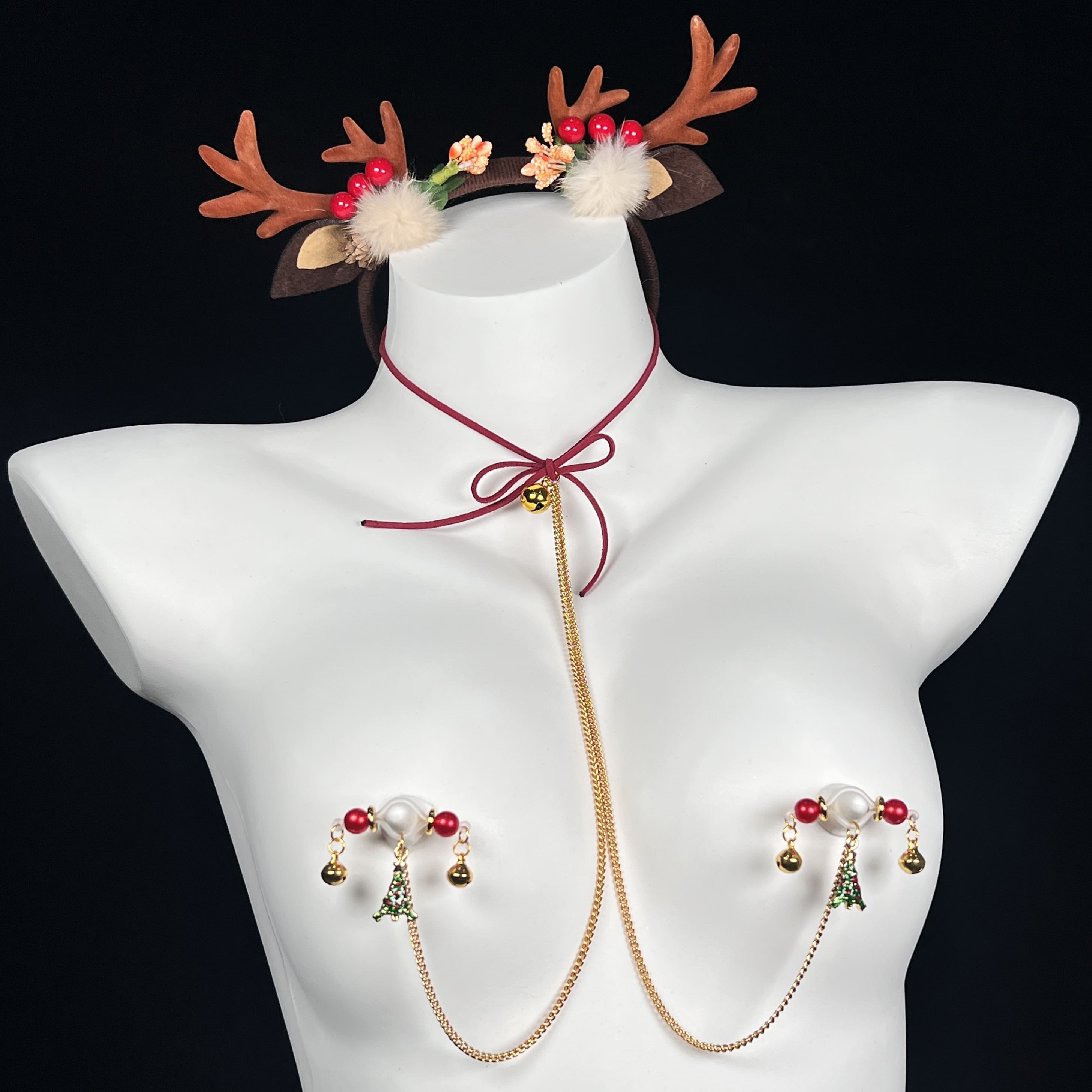 Naughty Halo Christmas Clip