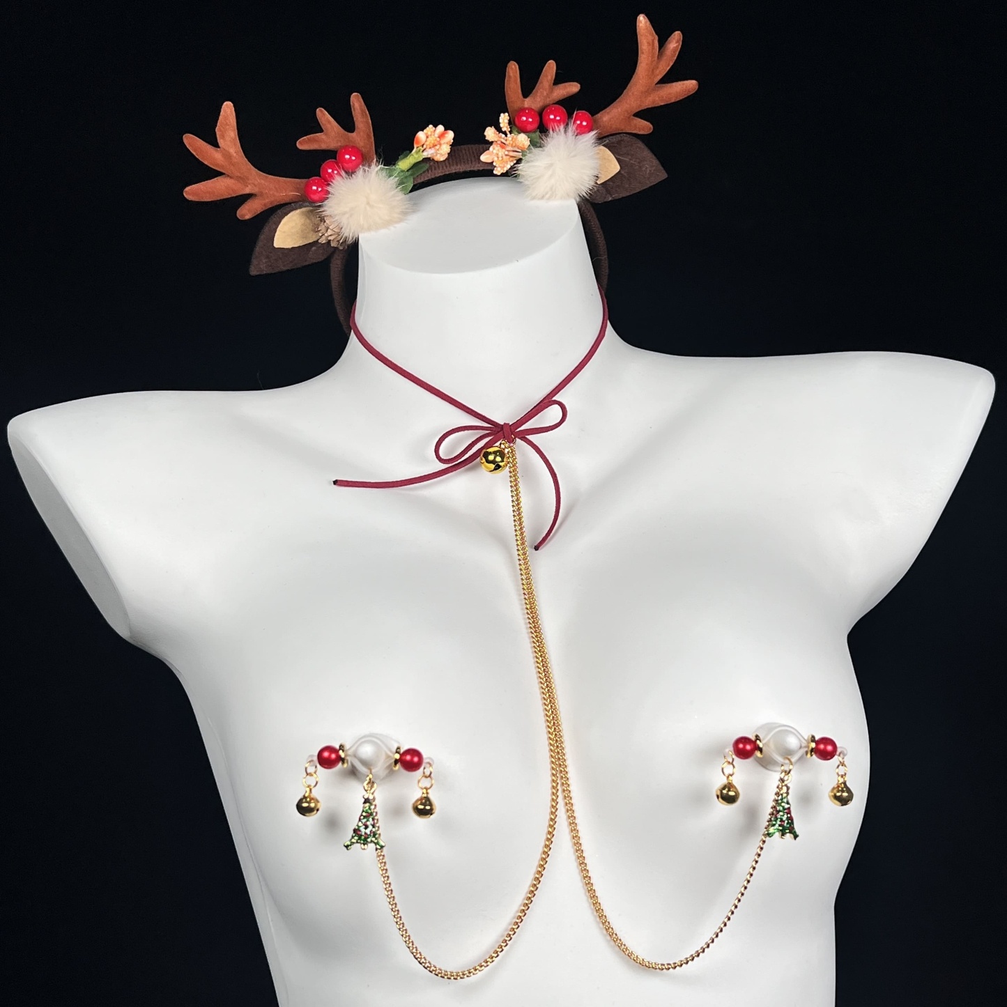 Naughty Halo Christmas Clip