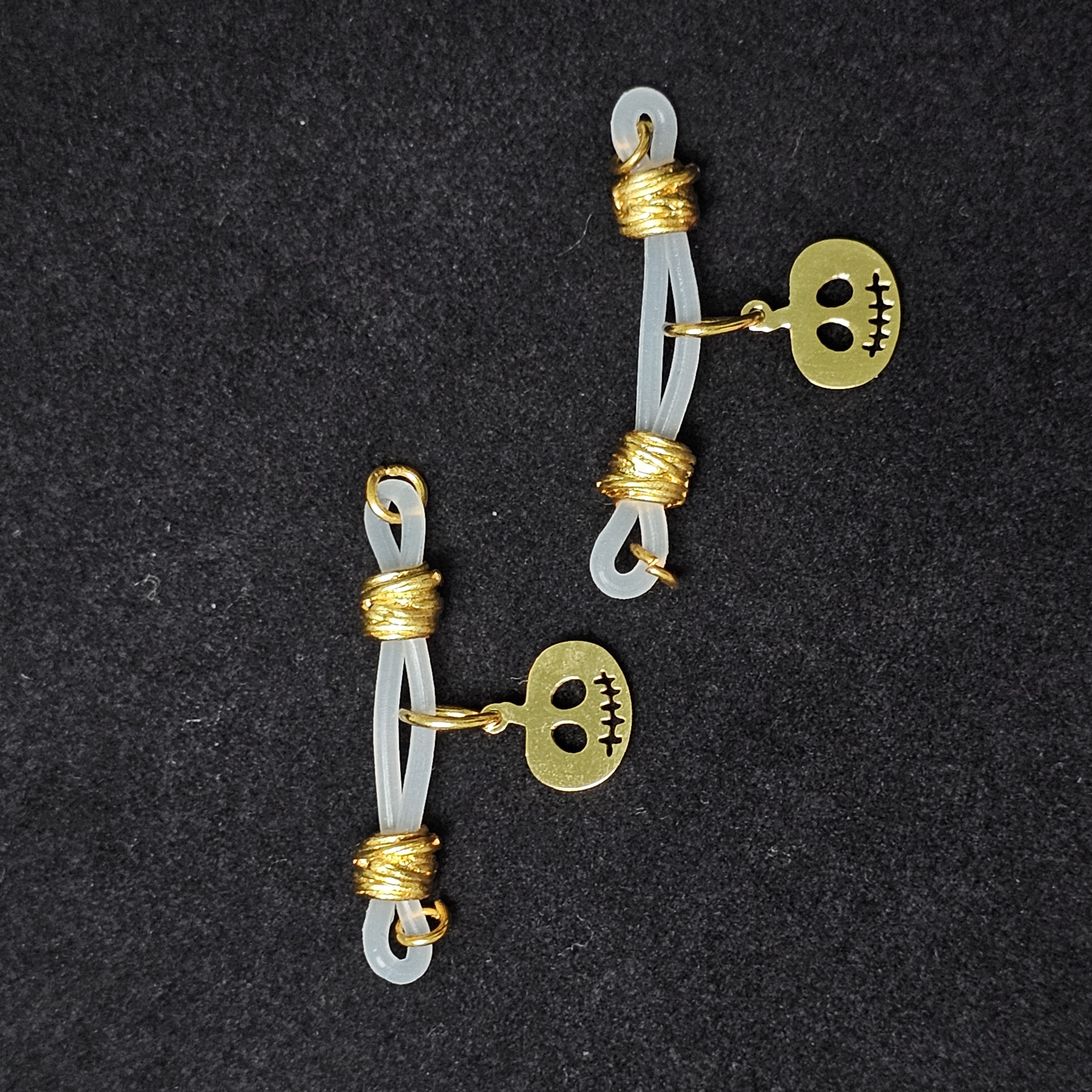 Halloween gold-plated ghost pendant