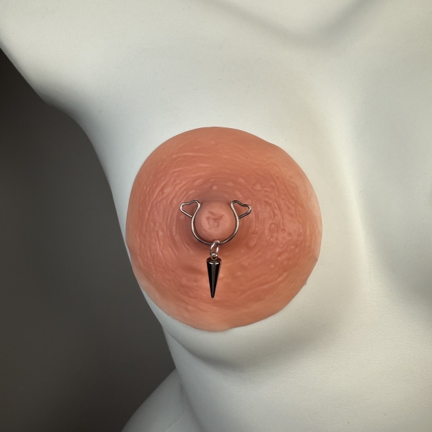 No-piercing personalized nipple rings