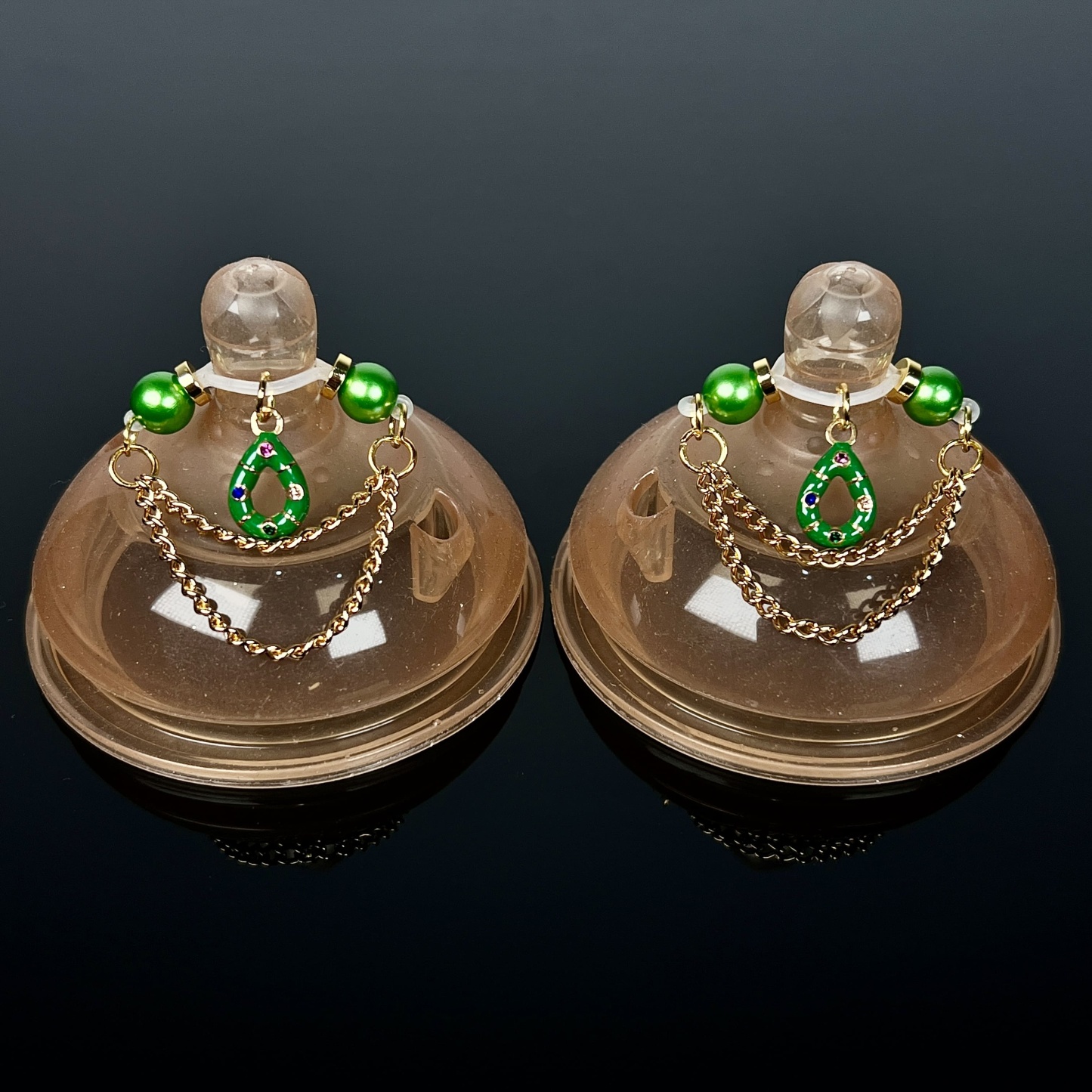 Gold Craft Resin Charm Clip