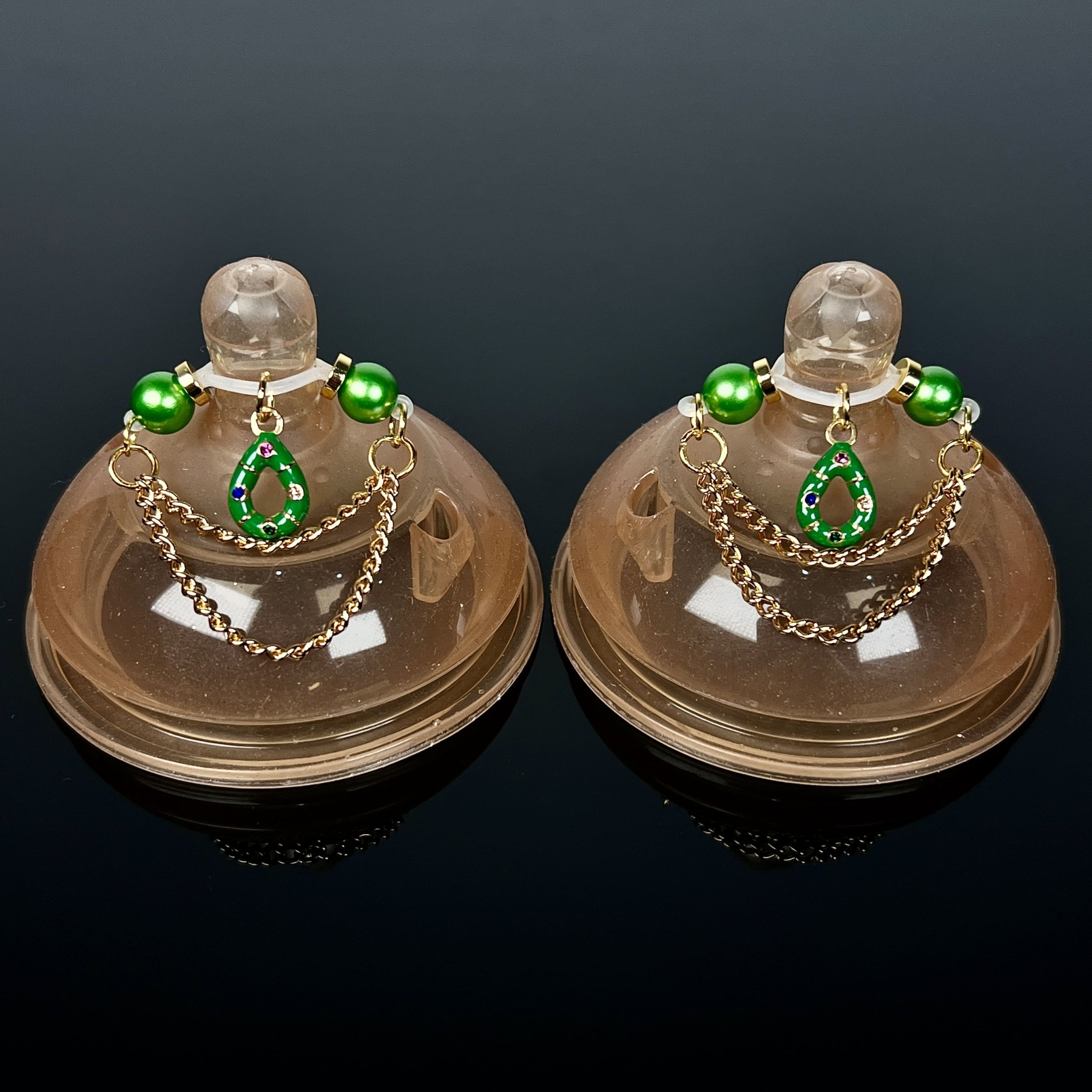 Gold Craft Resin Charm Clip