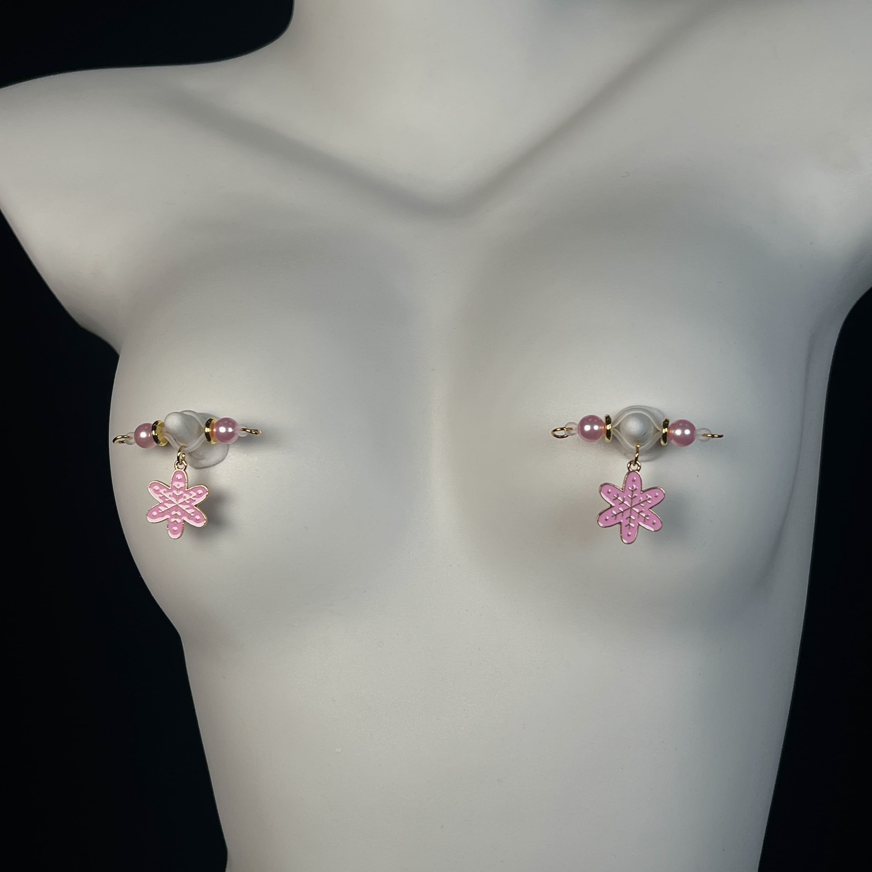 Pink Petal Christmas Clamps