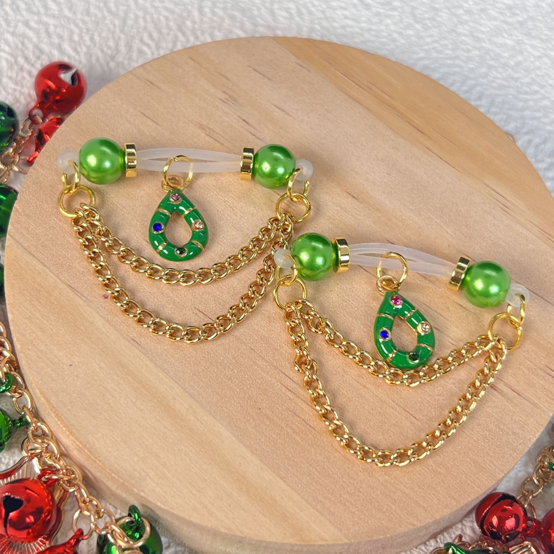 Gold Craft Resin Charm Clip