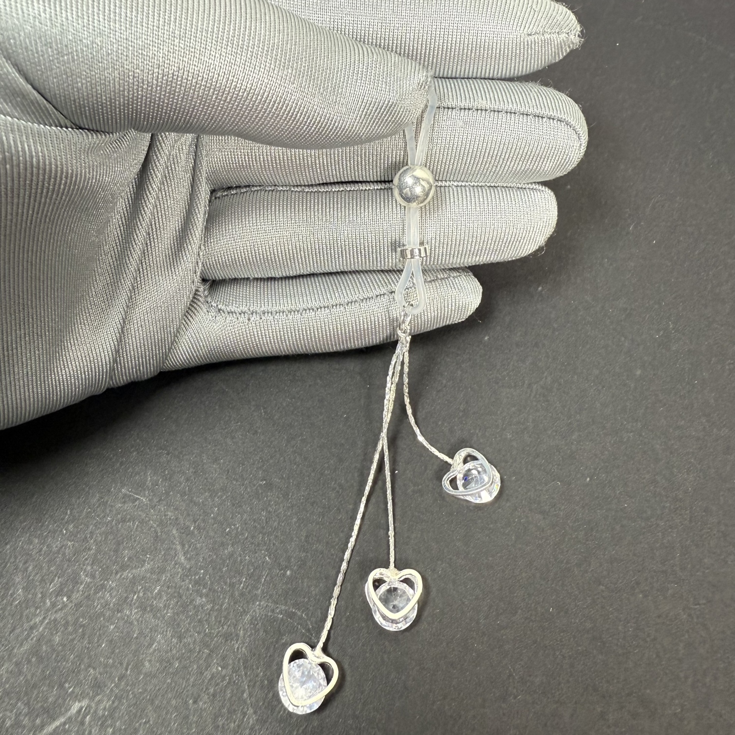 Adjustable nipple jewelry - high-end heart