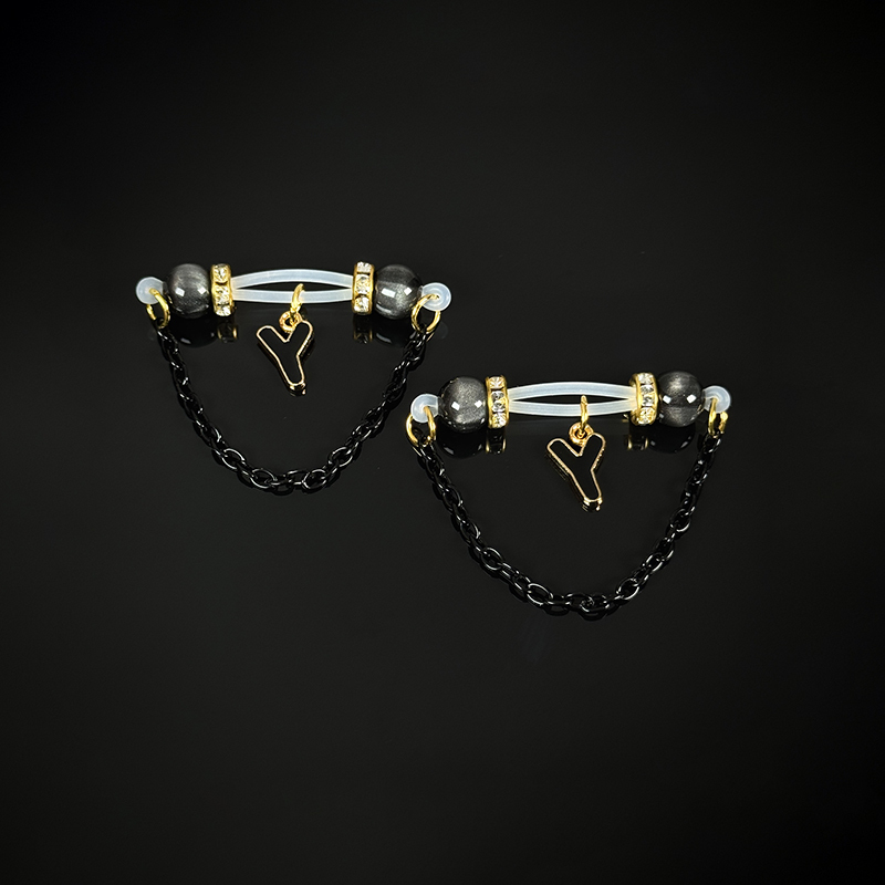 Customizable Letter Nipple Clamps