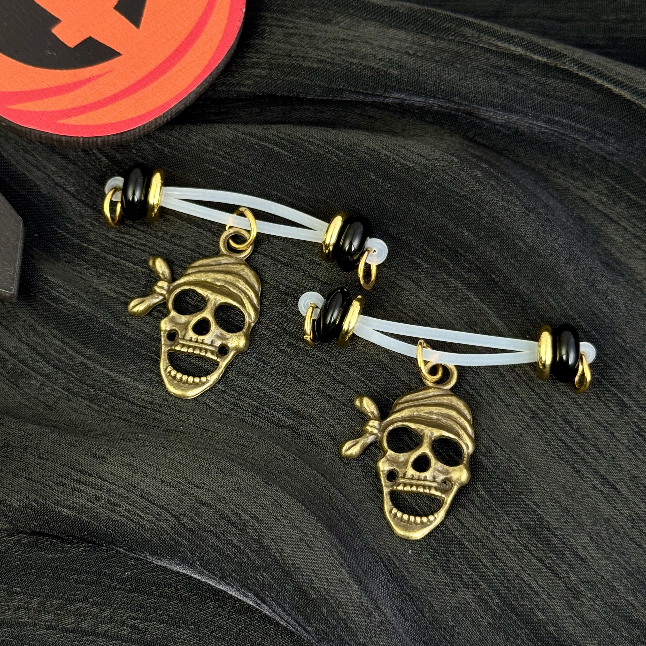 Pirate Skull Gothic Nipple Jewelry