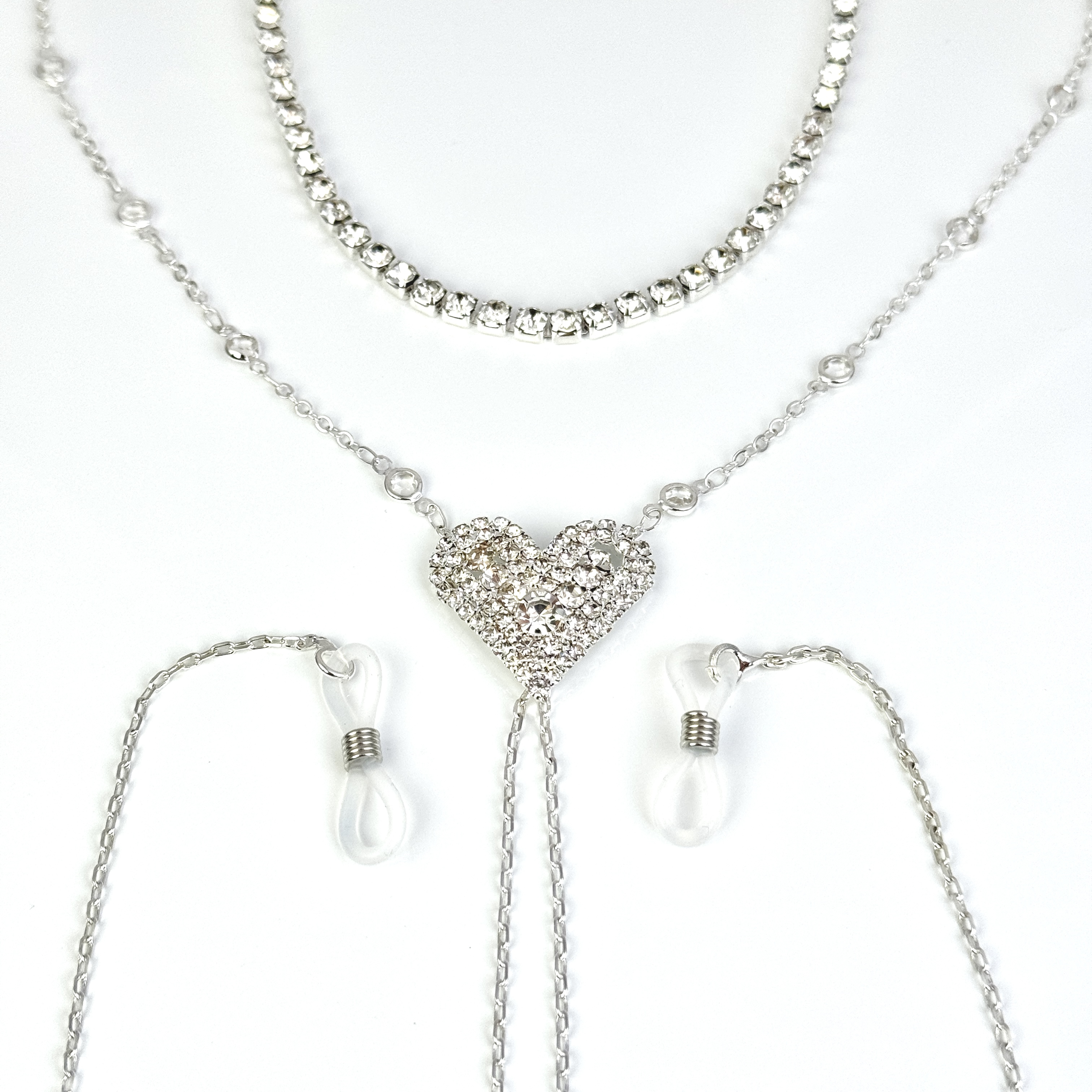 Crystal Heart Body Chain