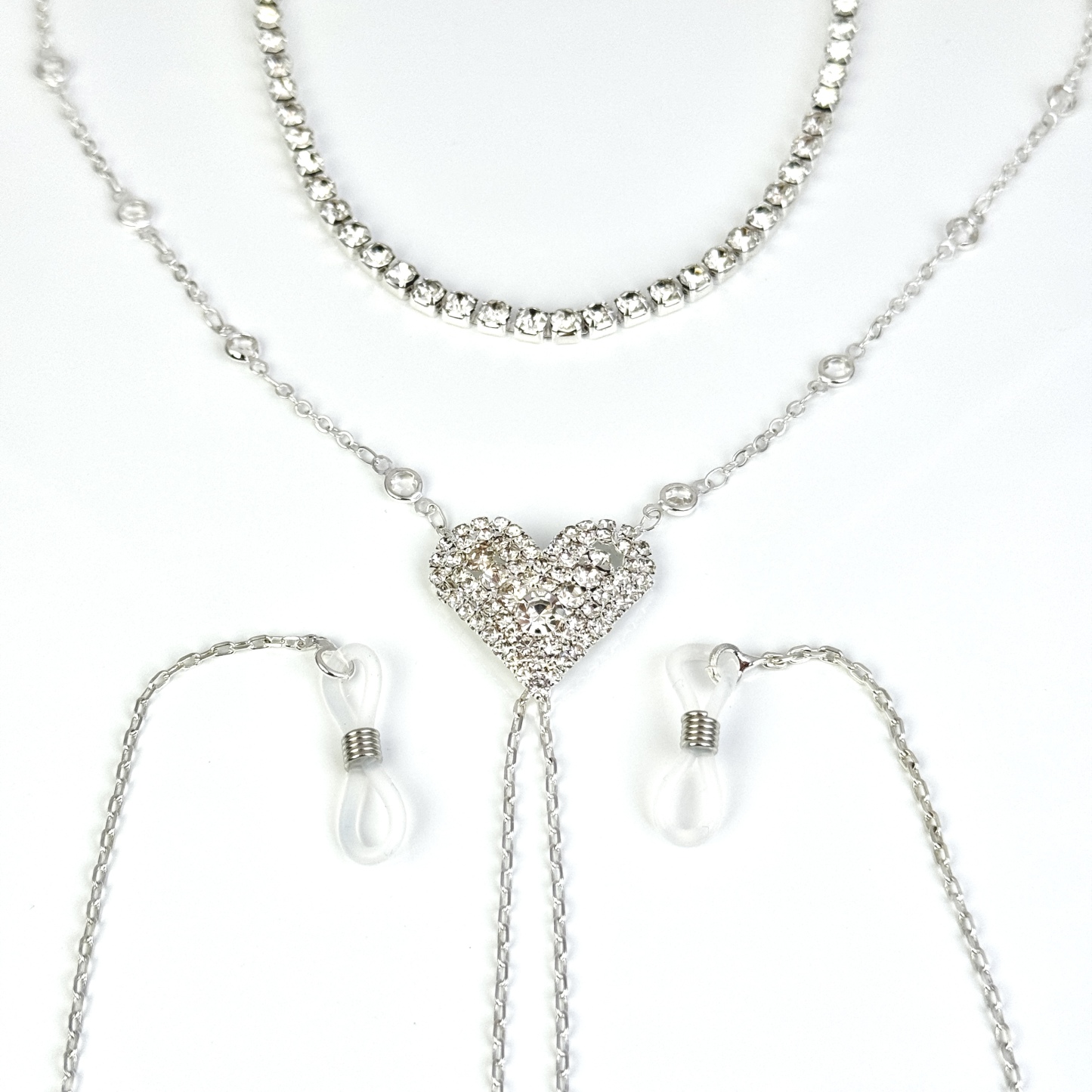 Crystal Heart Body Chain