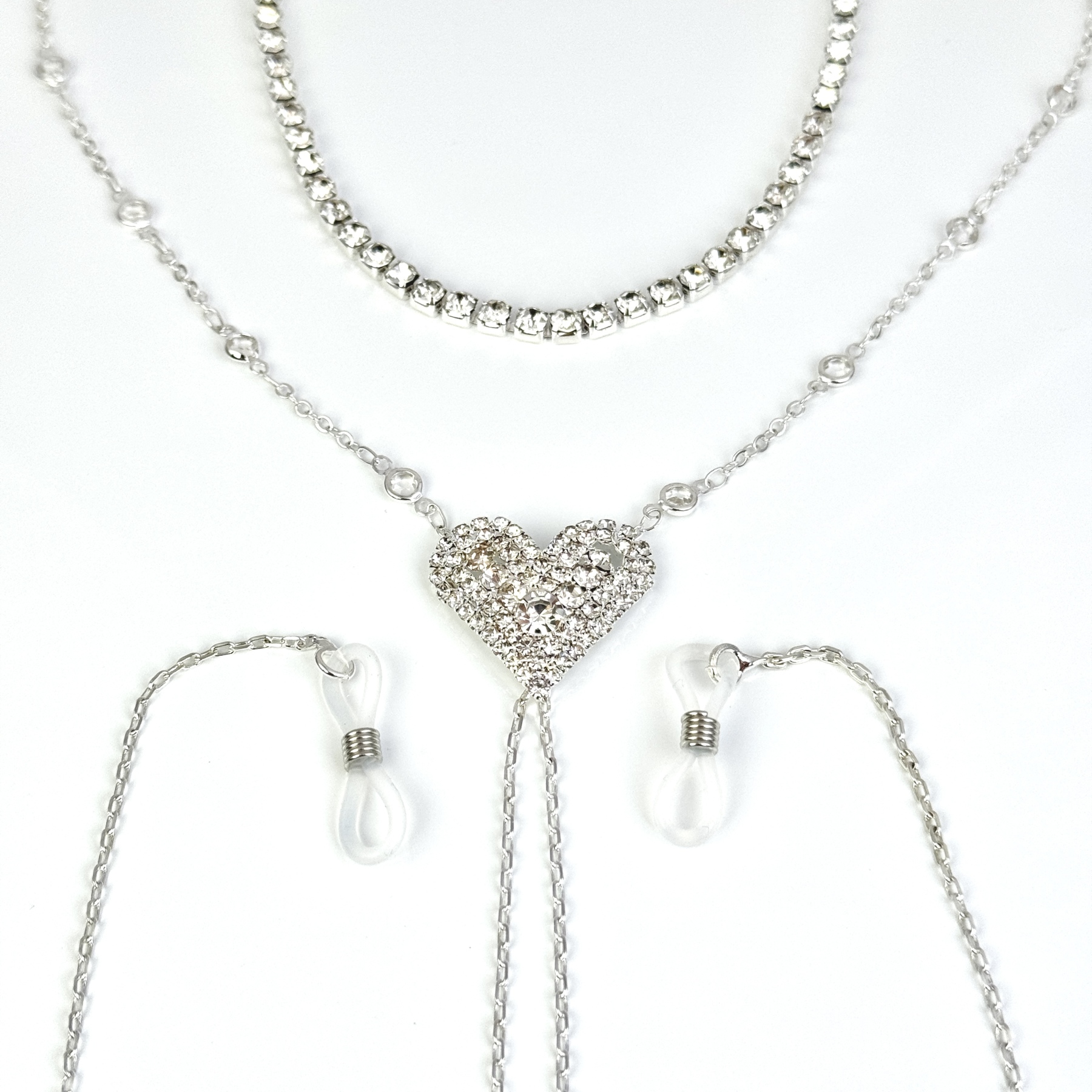 Crystal Heart Body Chain