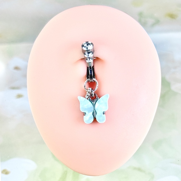 Butterfly Dream Faux Belly Button Ring
