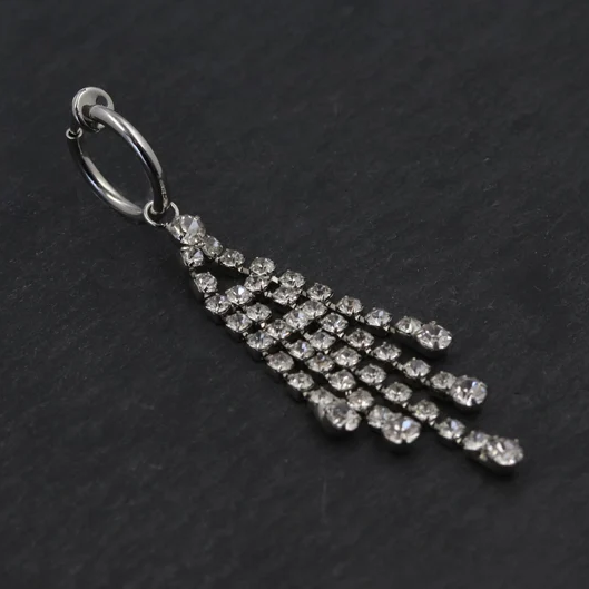 Tassel Dangle Fake Belly Ring 