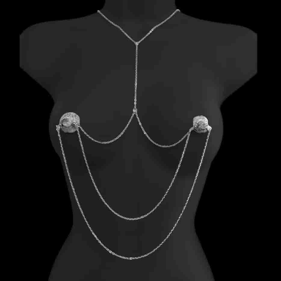 Non-Pierced Chain Bralette