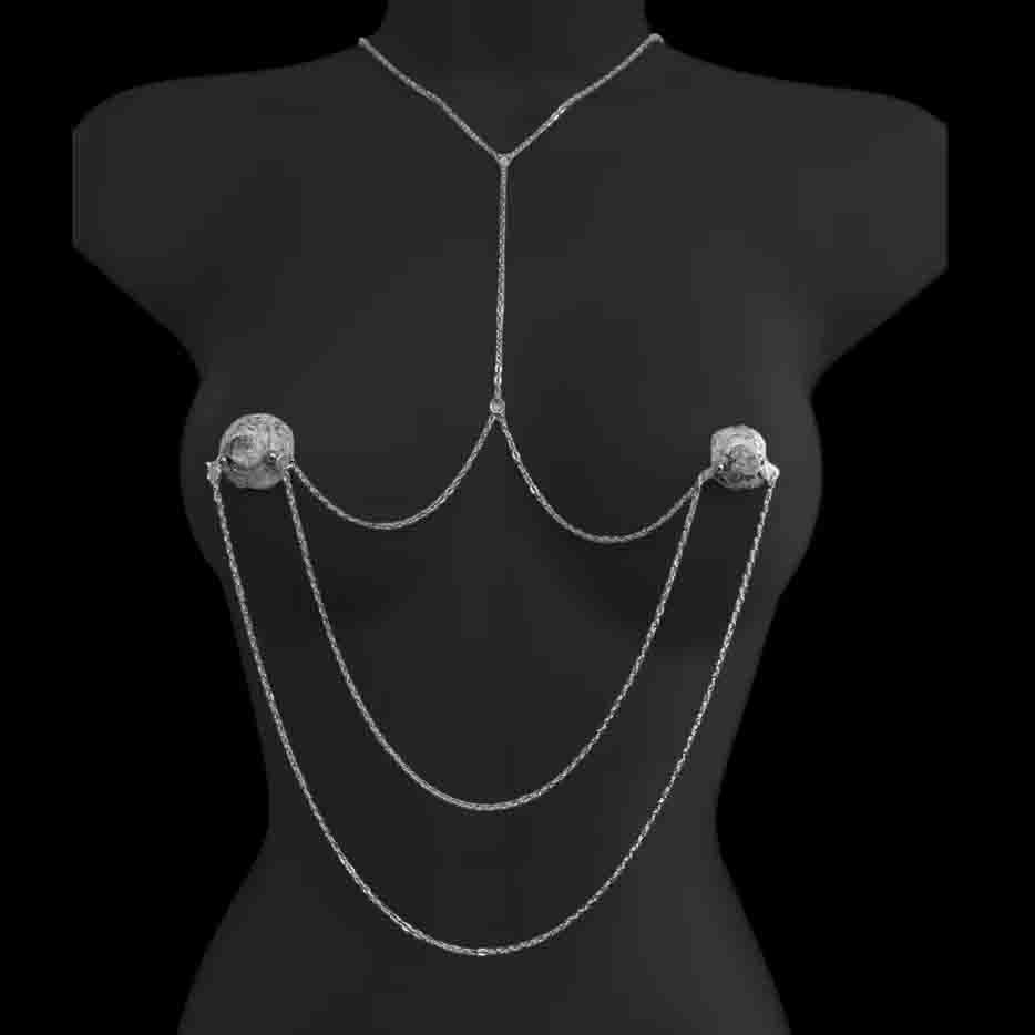 Non-Pierced Chain Bralette