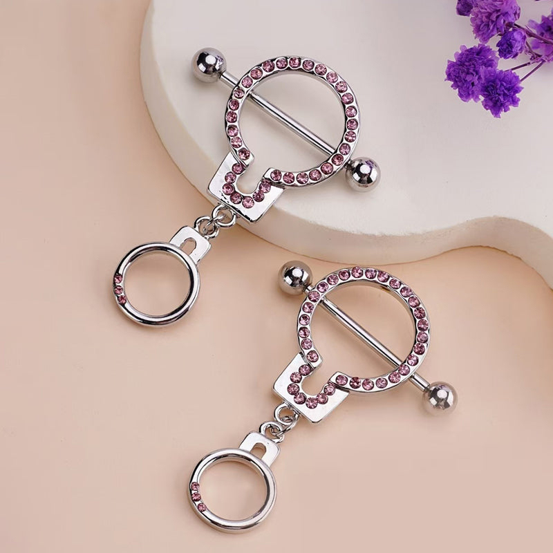 Sparkling Bunny Planet Nipple Ring