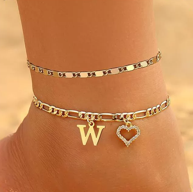 Custom Zircon Pendant Anklet