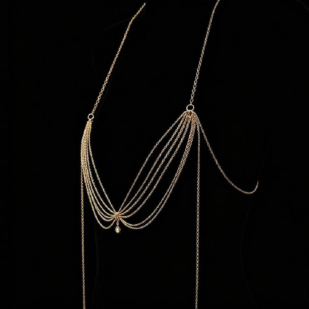 Layered Bra Body Chain