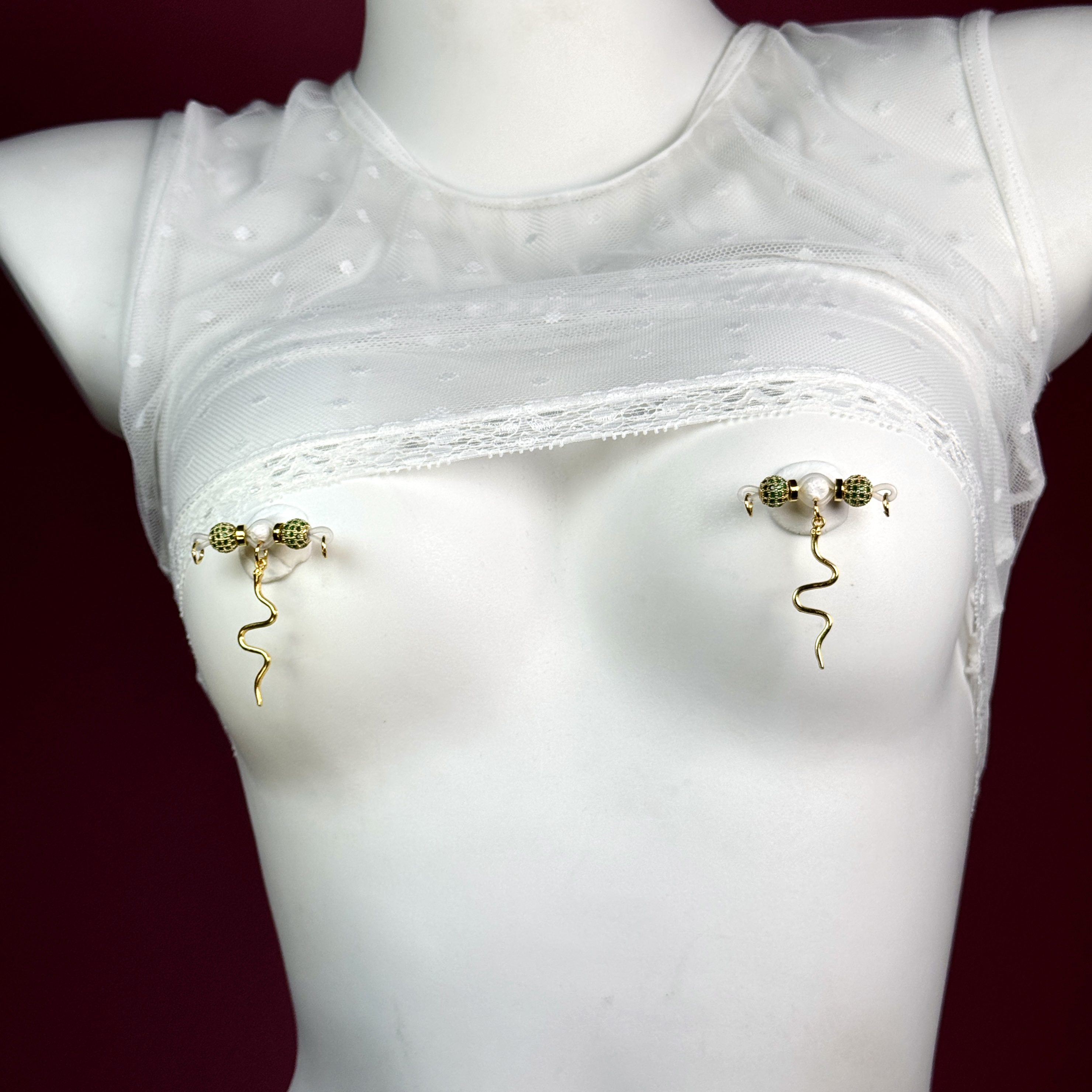 Gilded Serpent Nipple Clamps