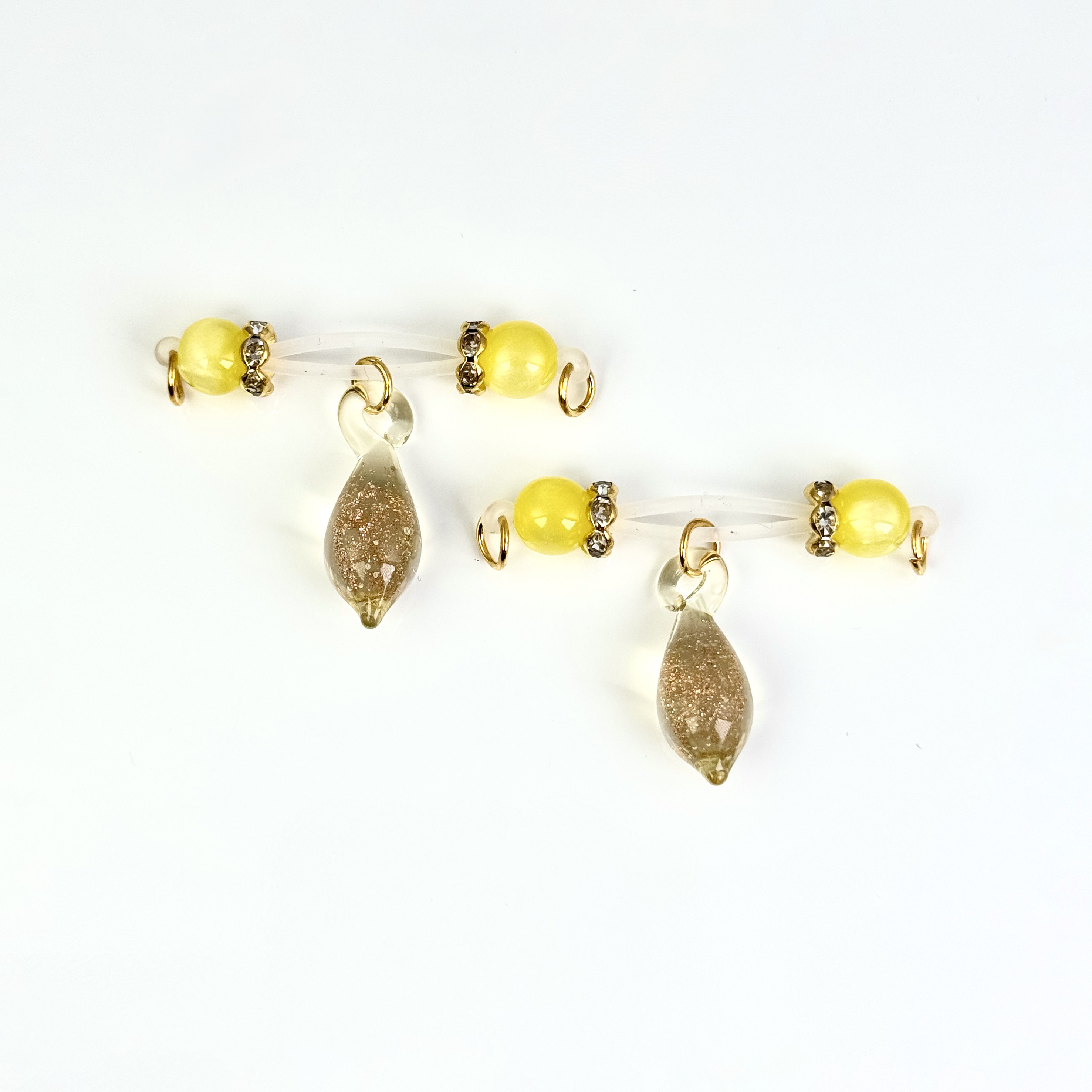 Golden Teardrop Nipple Clips