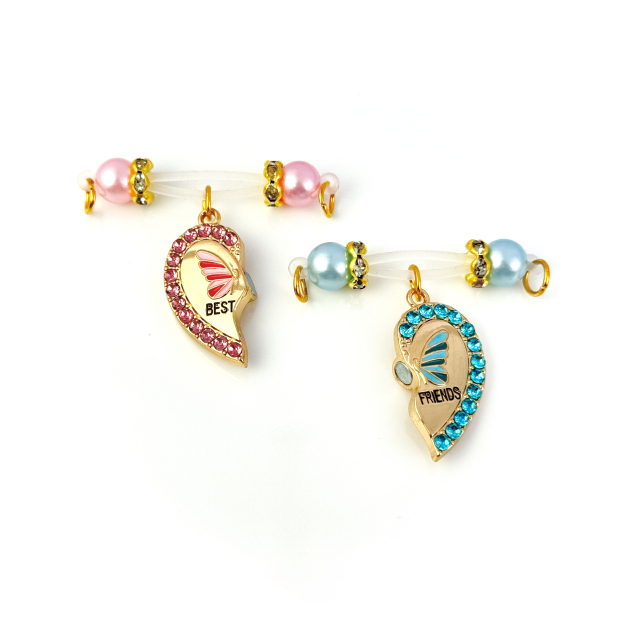 Aurora Wings Bestie Heart Jewelry Set