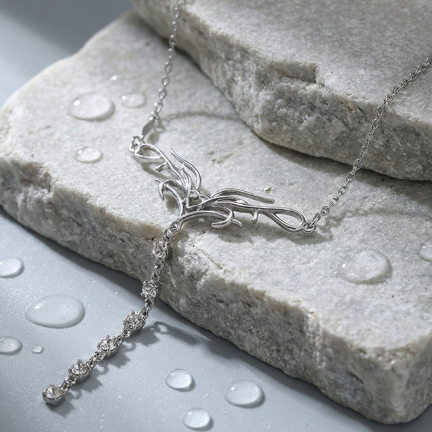 Cyber ​​Totem Sterling Silver Waist Chain