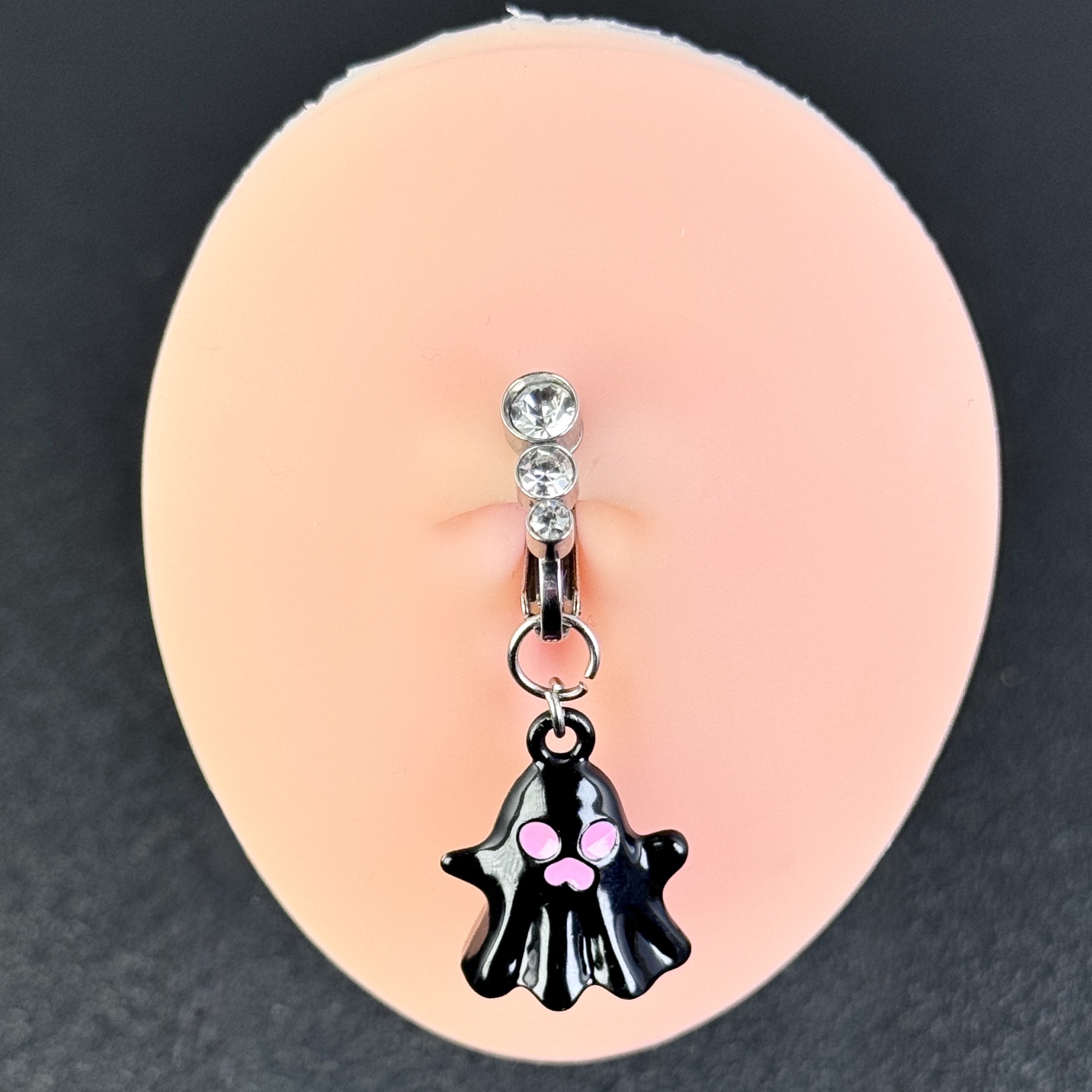 Cute Ghost Navel Charm