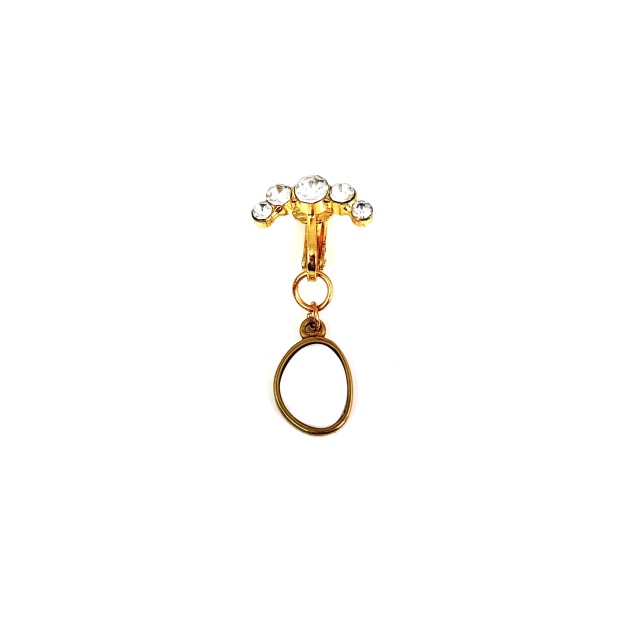 Pearl Drop Faux Belly Button Ring