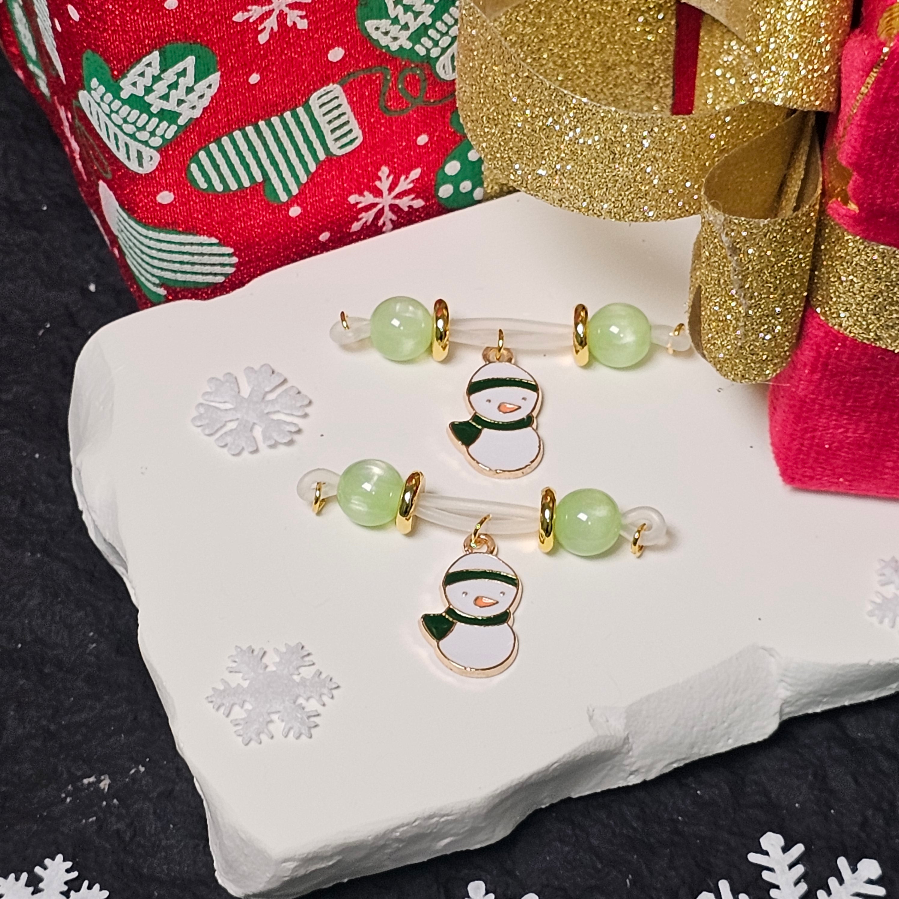 Nipple clamp Christmas snowman