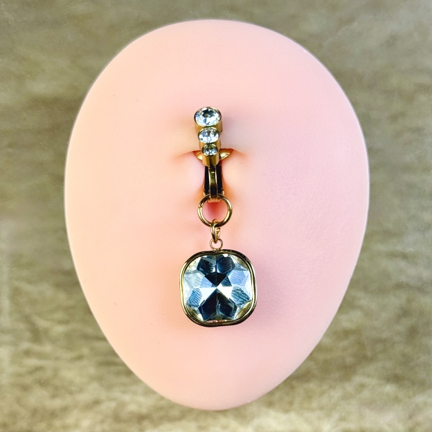 Aurora Gem Non-Piercing Navel Jewelry