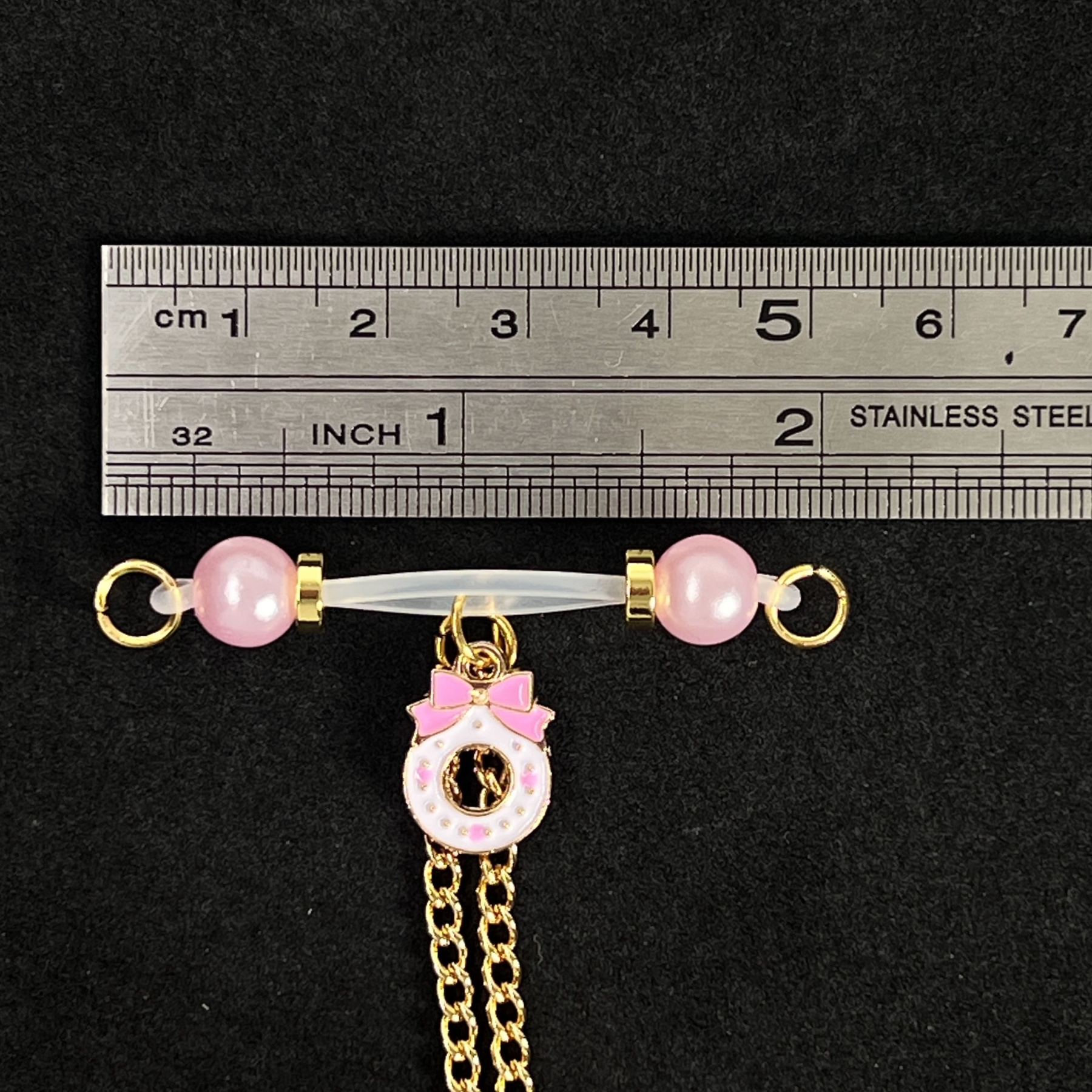 Blush Donut Luxe Clips