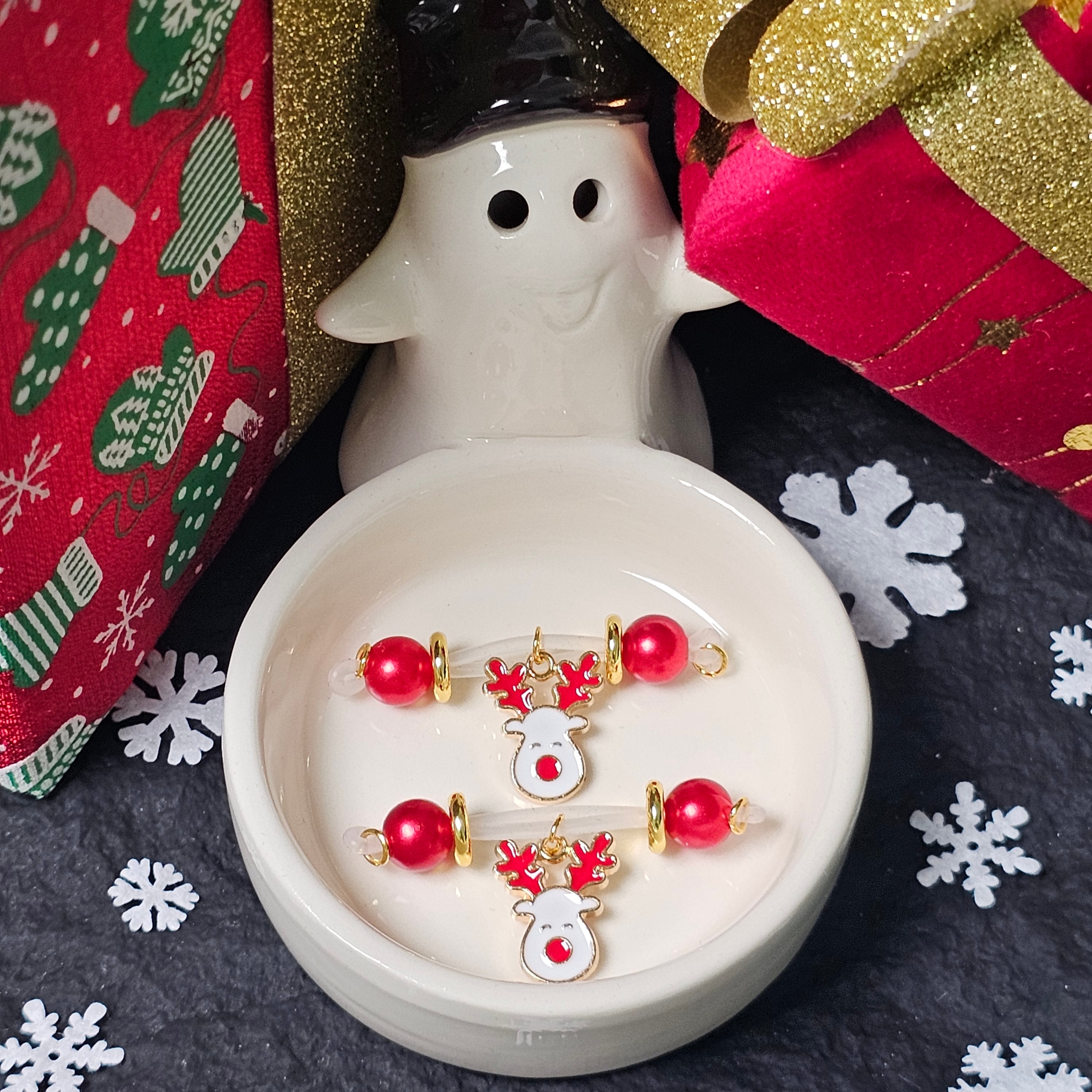 Adjustable Nipple Clamps Christmas Deer