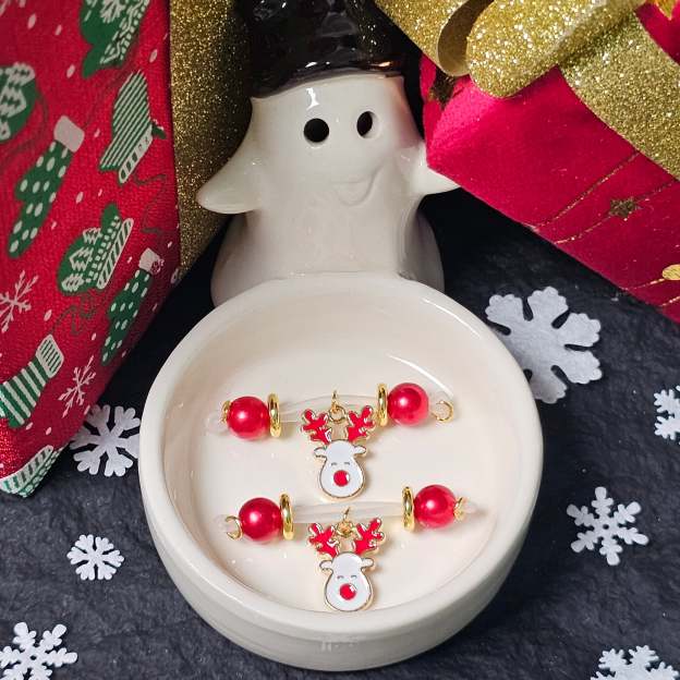 Adjustable Nipple Clamps Christmas Deer