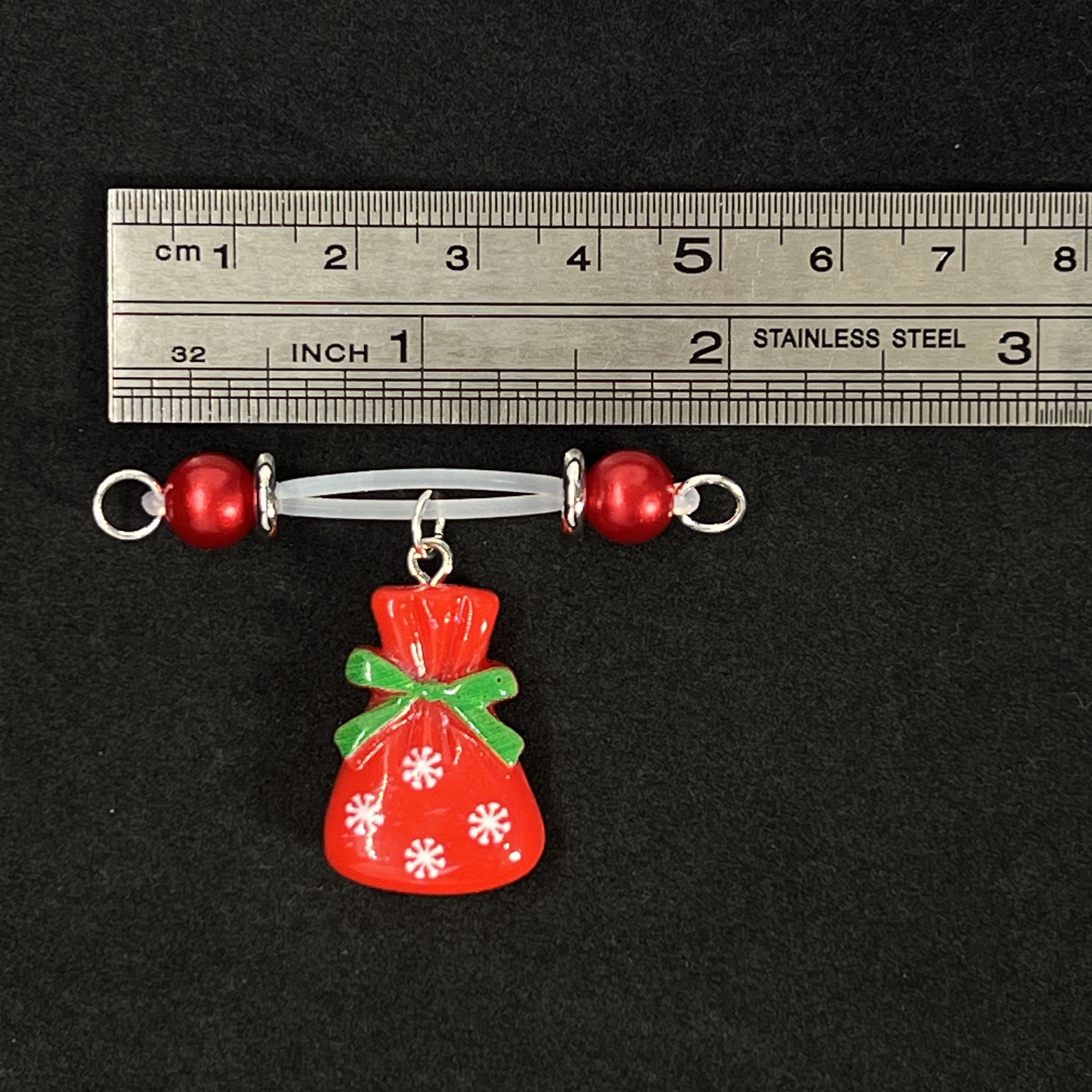 CandySack™ Red Pearl Clips