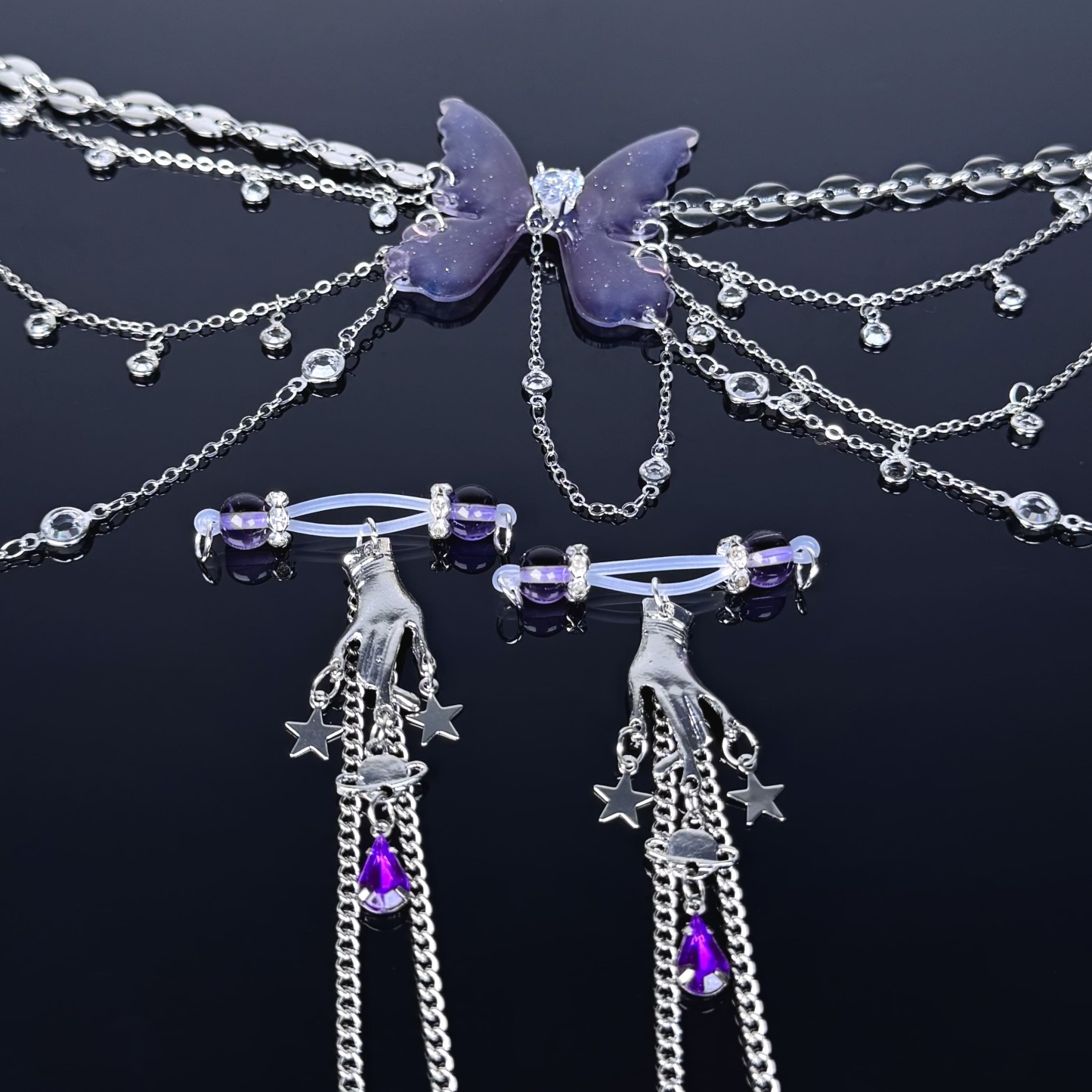 Violet Touch Chain Set