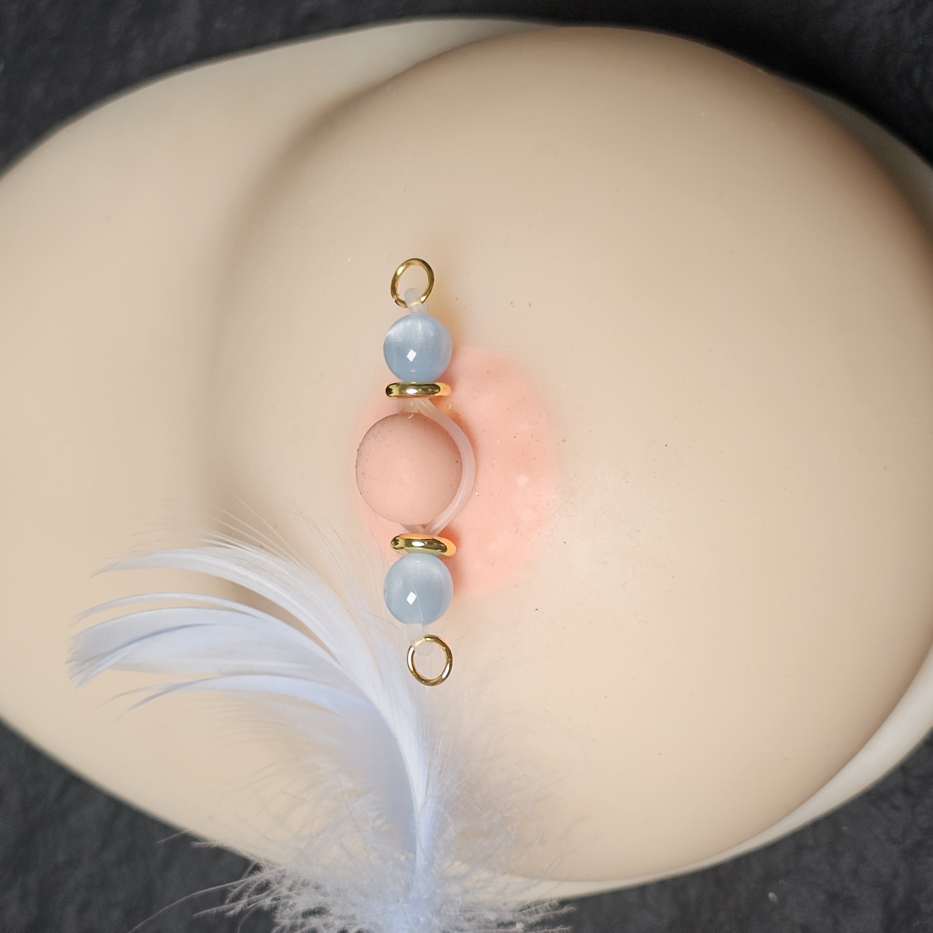 Velvet Bite Crystal Clamps