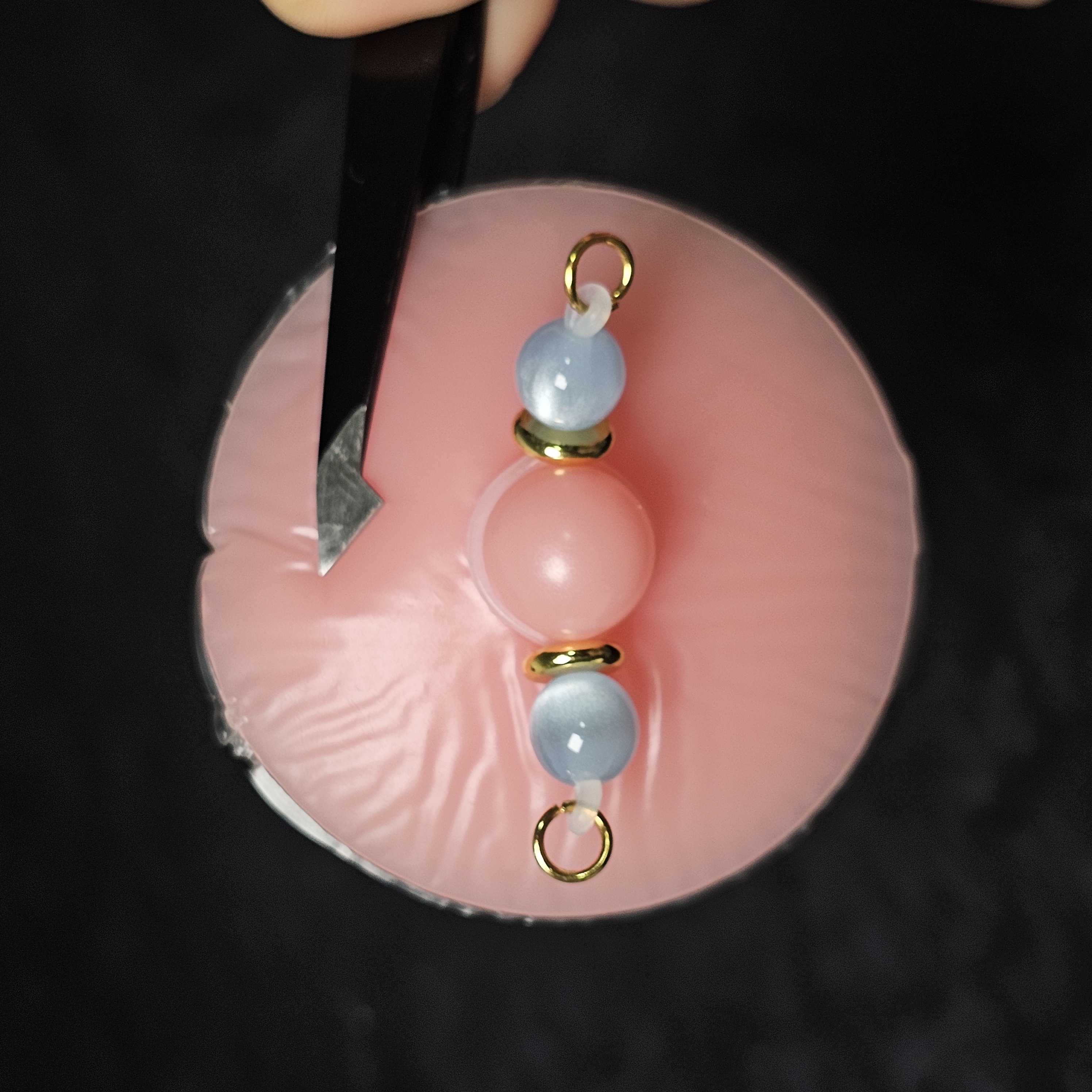 Velvet Bite Crystal Clamps