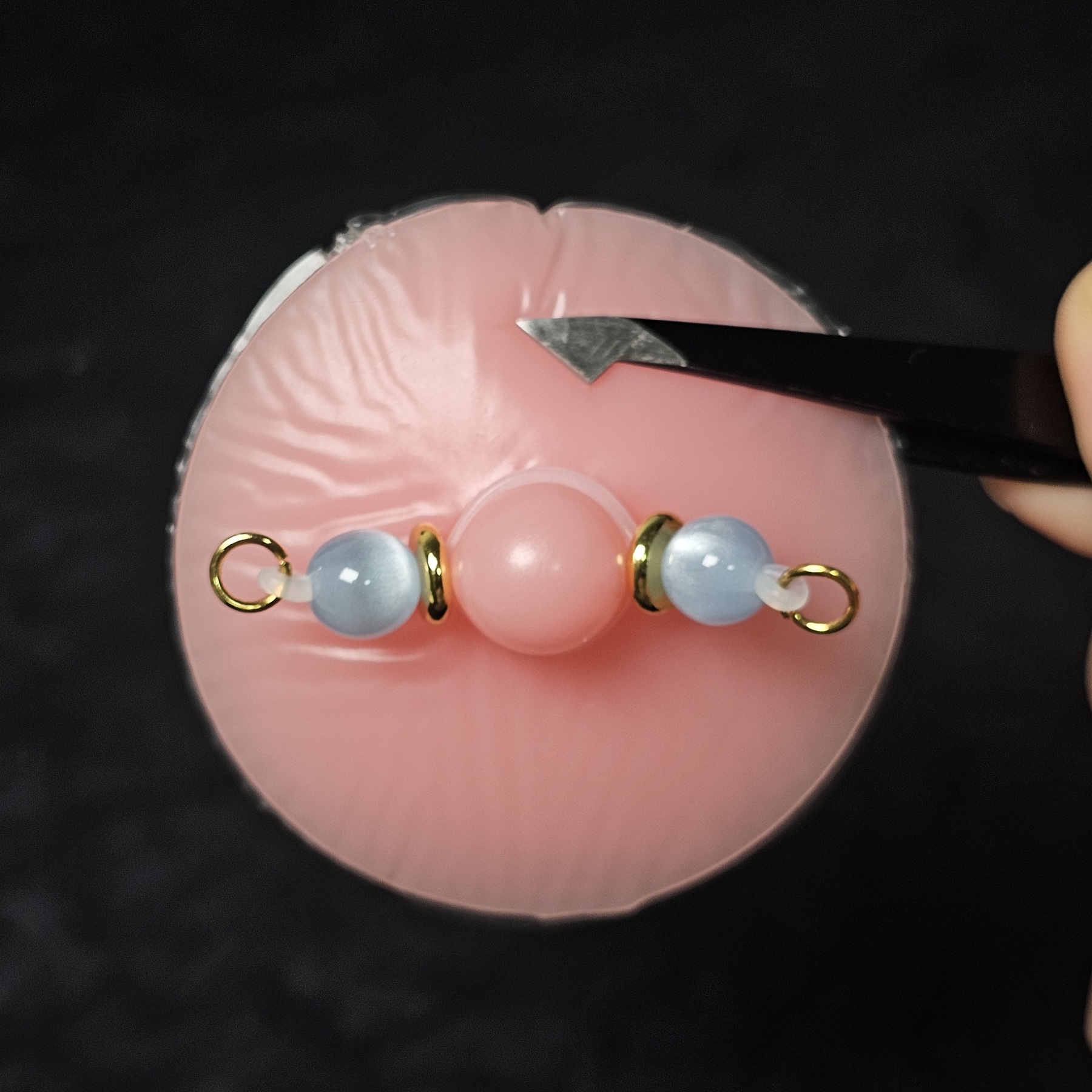 Velvet Bite Crystal Clamps