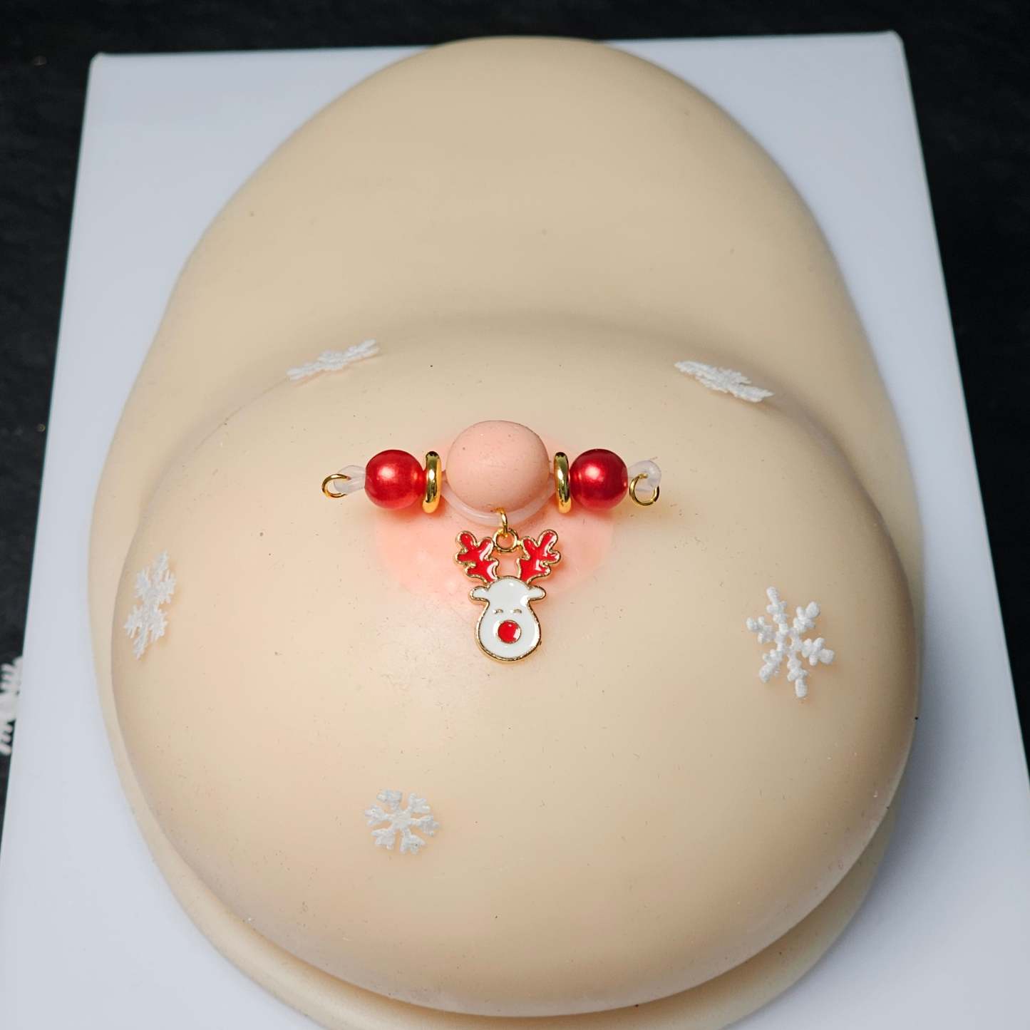 Adjustable Nipple Clamps Christmas Deer