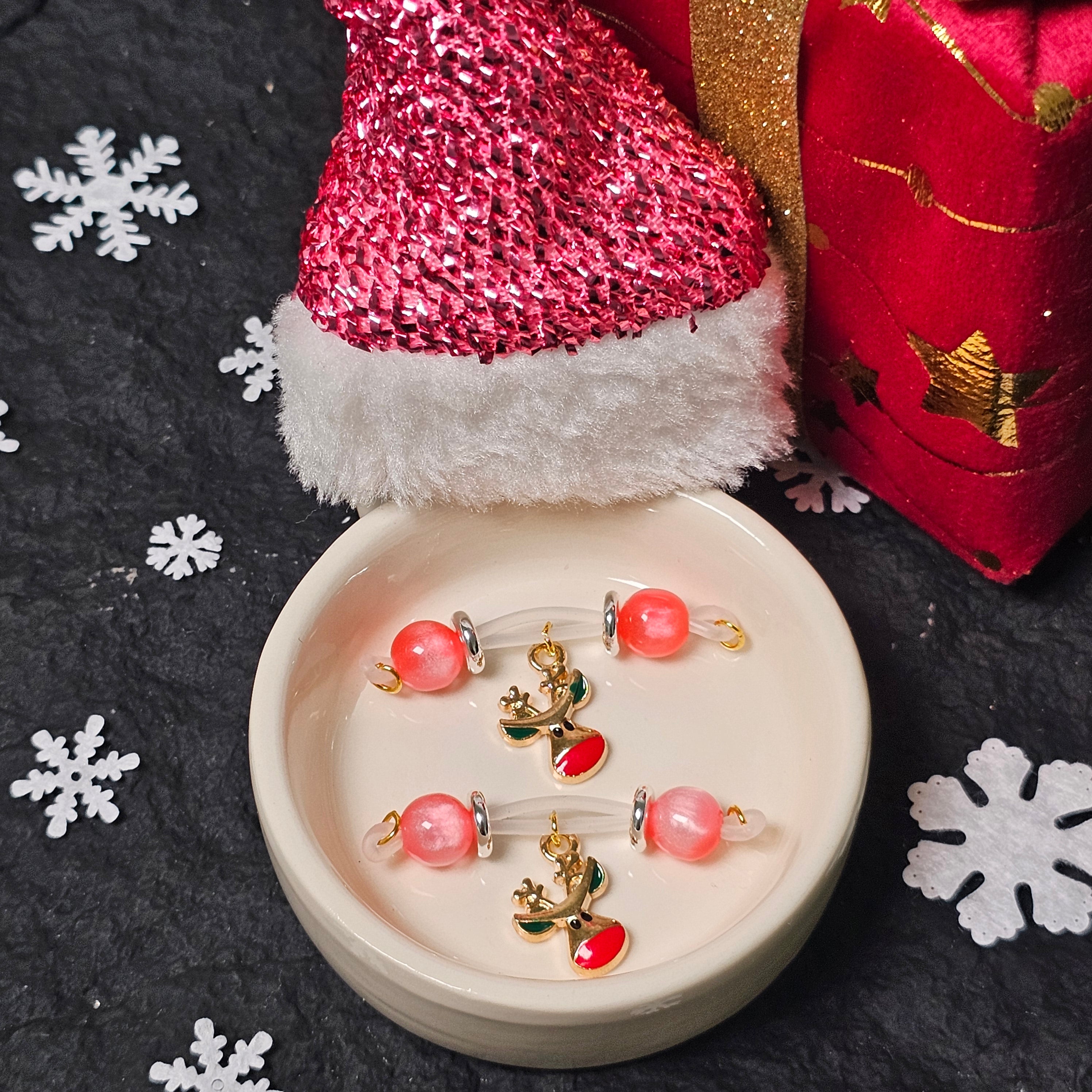 Nipple clamps Christmas reindeer