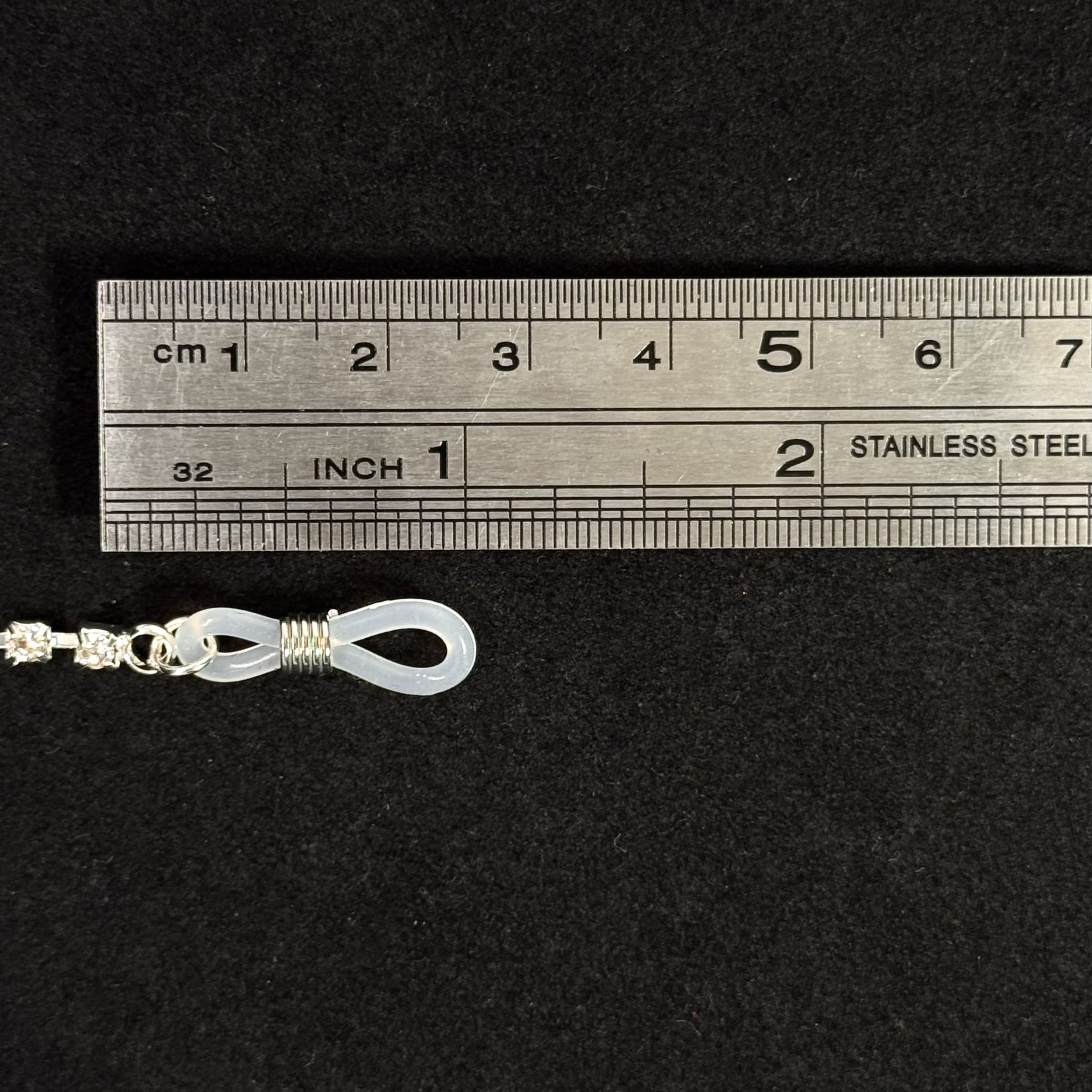 Crystal butterfly nipple chain