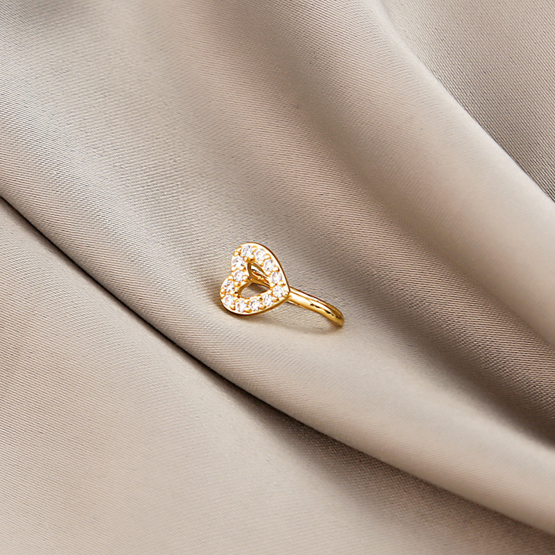 Shiny Nose Cuff Clip Non Piercing Nose Ring