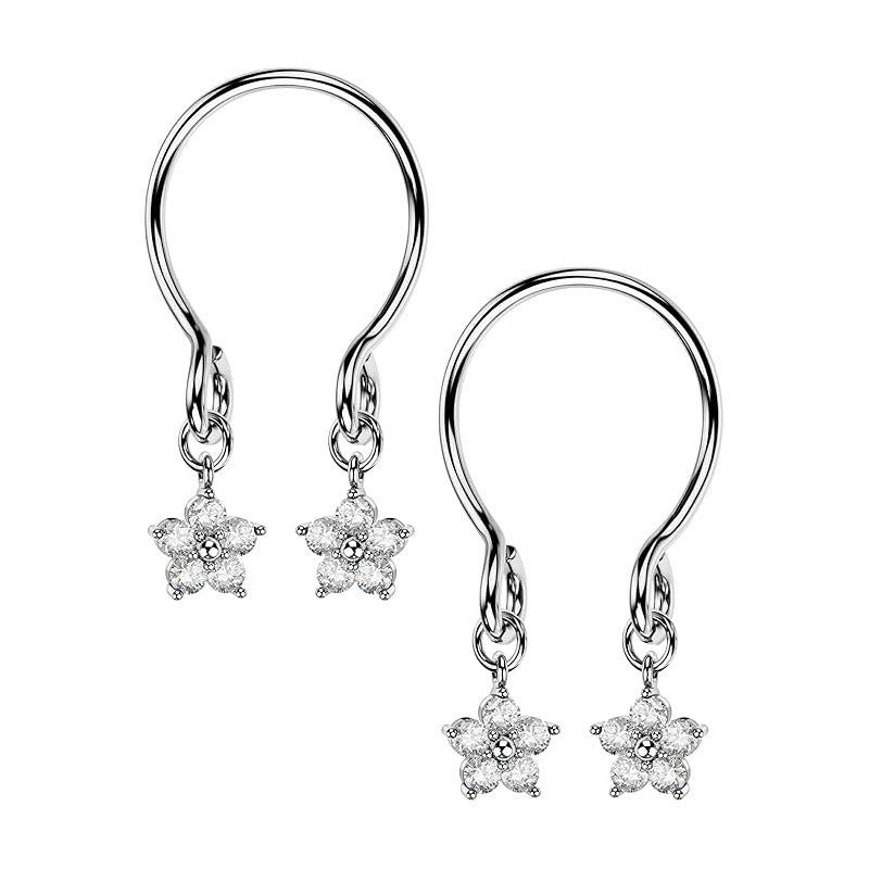 Punk-Style Spiked U-Shaped Nipple Ring