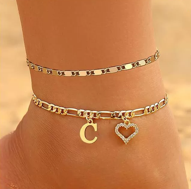 Custom Zircon Pendant Anklet