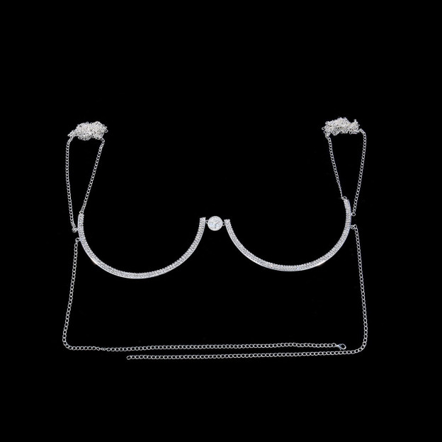Minimalist style versatile full diamond brooch