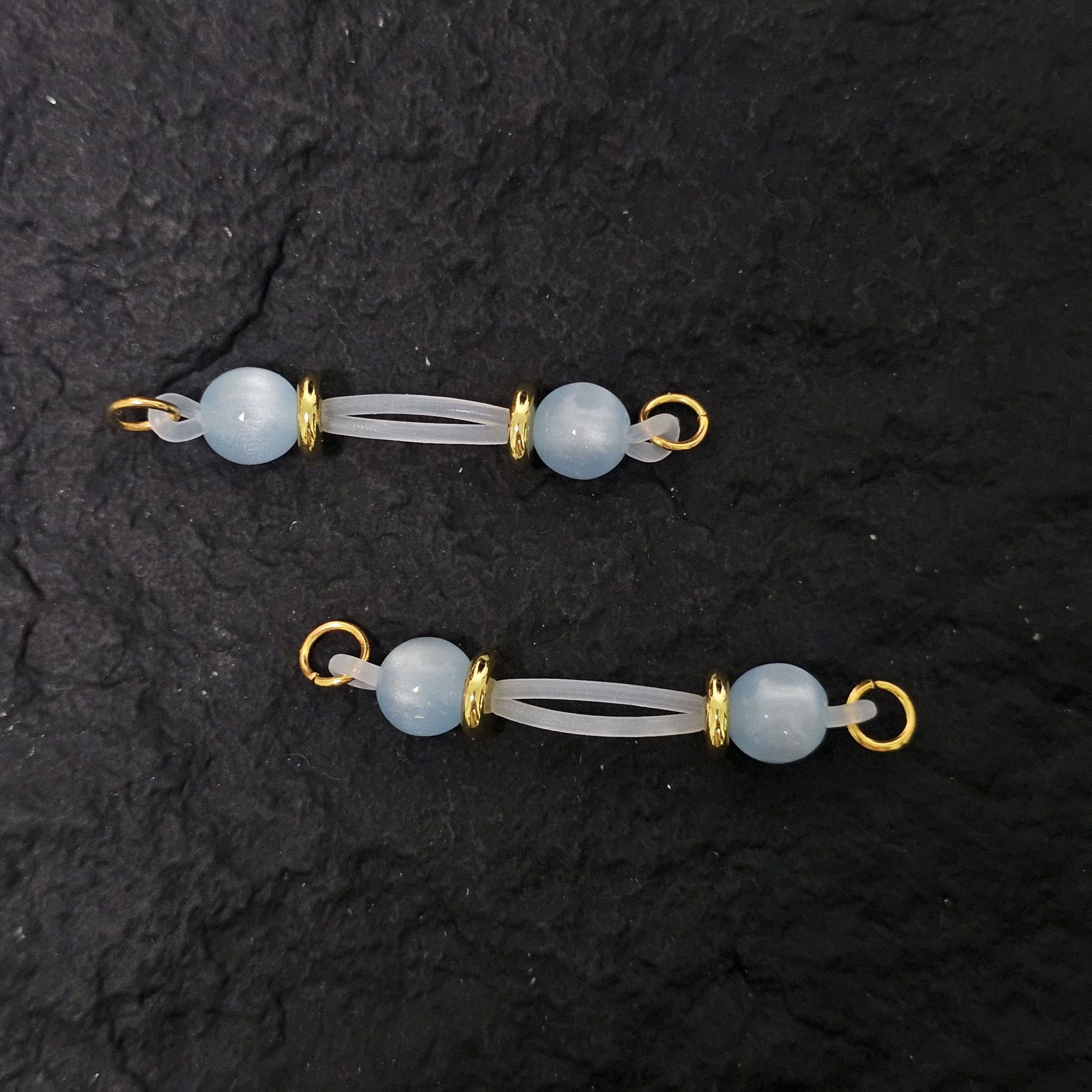 Velvet Bite Crystal Clamps