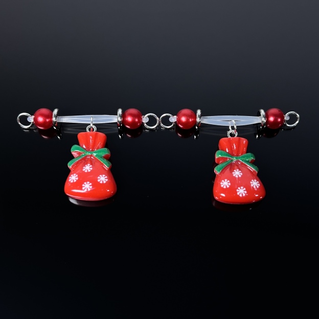 CandySack™ Red Pearl Clips