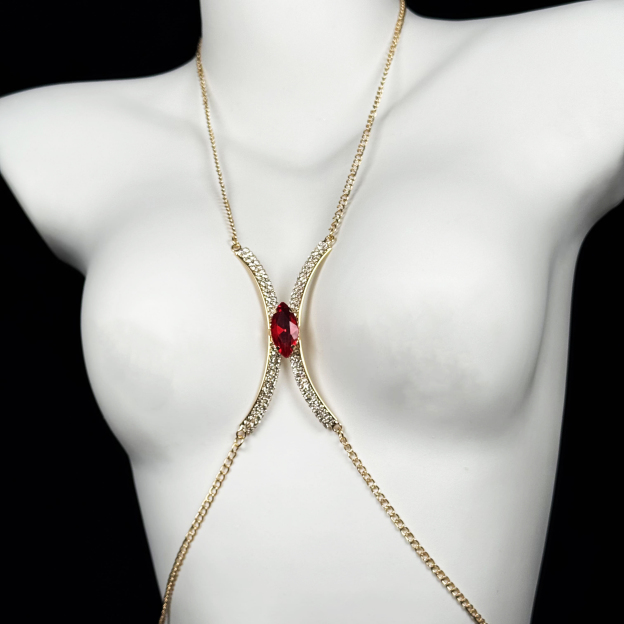 Body Mark Chest Chain Set