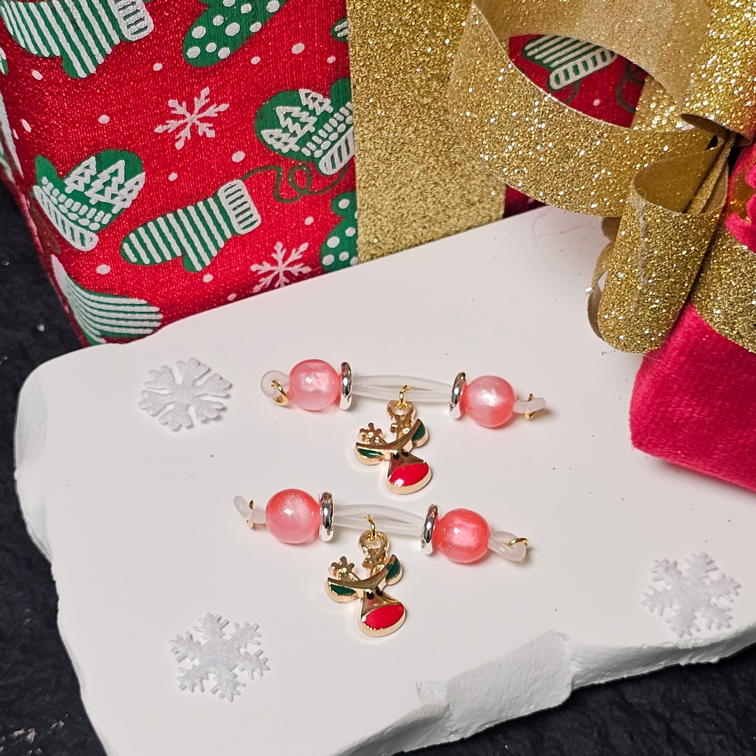 Nipple clamps Christmas reindeer