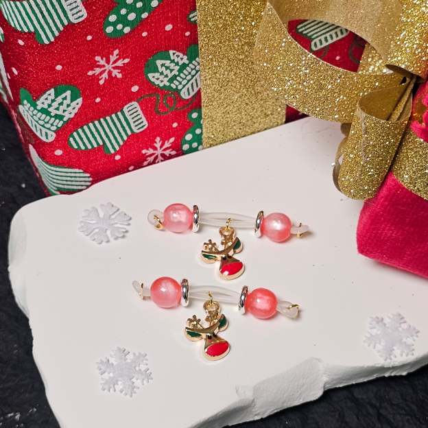 Nipple clamps Christmas reindeer