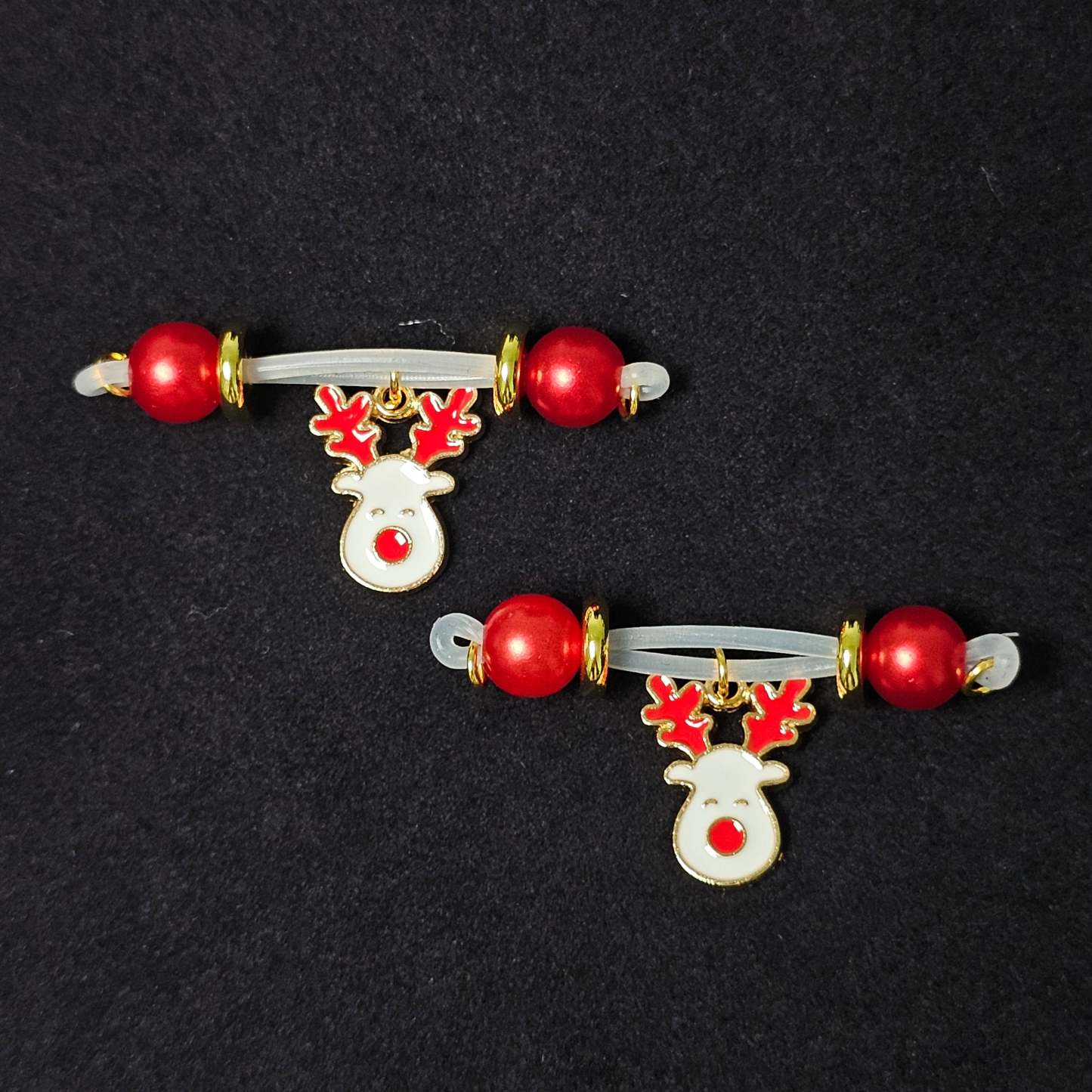 Adjustable Nipple Clamps Christmas Deer
